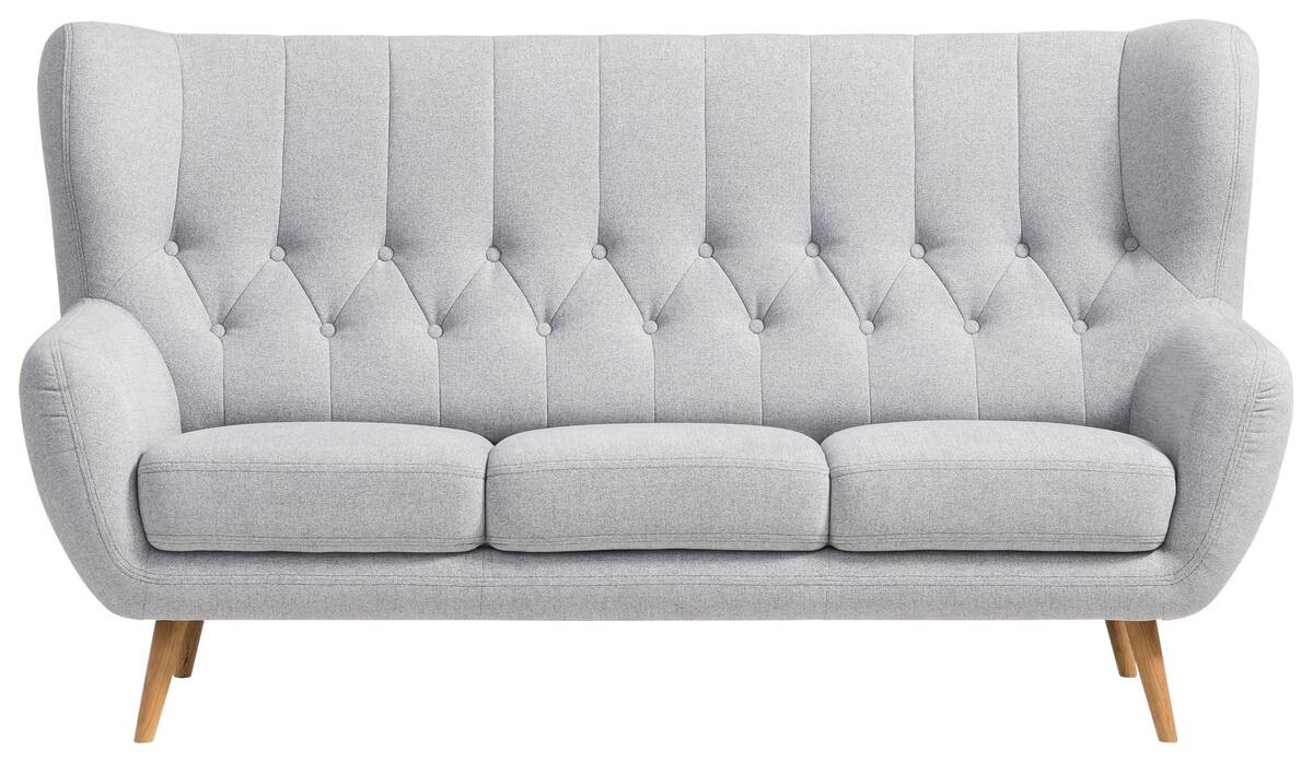 Sofa Falun hellgrau B/H/T: ca. 187x101x95 cm