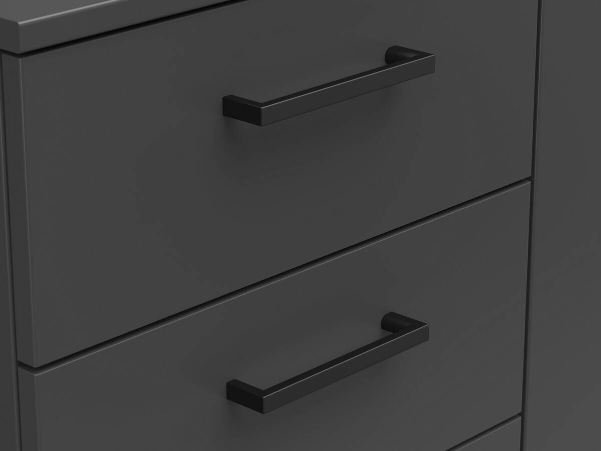 Kommode Multi-Stauraum Typ 29 anthrazit B/H/T: ca. 120x83x52 cm