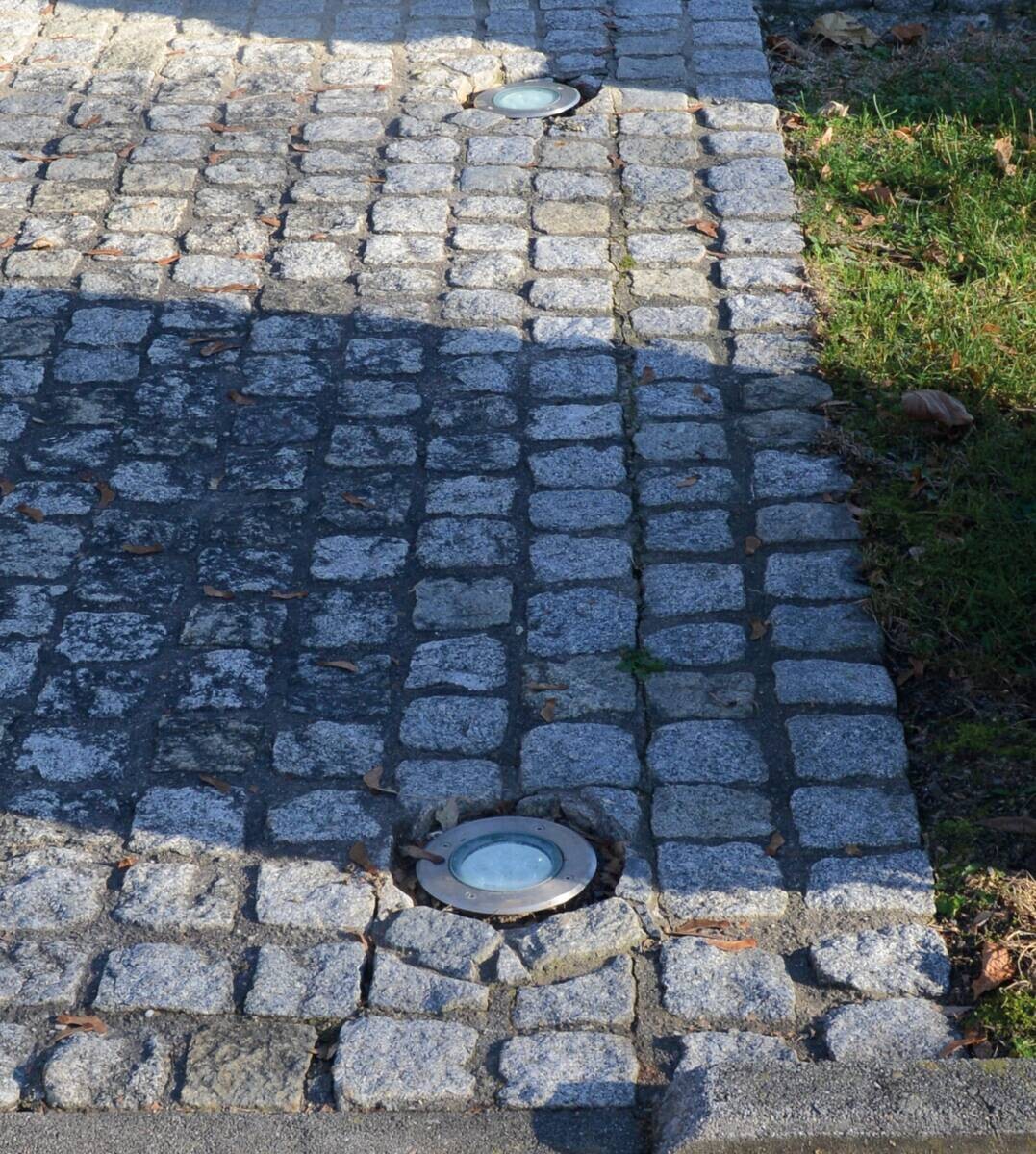 LED-Einbauleuchten 4043150 stahlfarbig B/H/T: ca. 12,5x14,5x12,5 cm