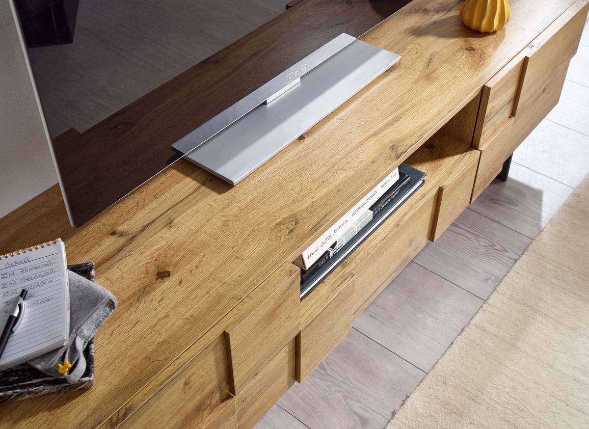 Lowboard Eiche Nachbildung B/H/T: ca. 160x46x43 cm