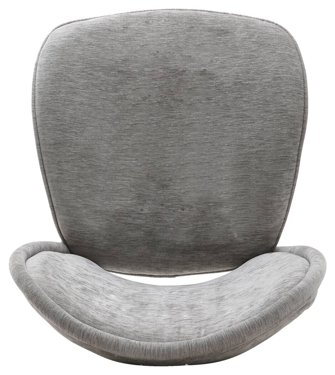 Schwingstuhl Maja grau Microfaser B/H/T: ca. 63x88x52,5 cm