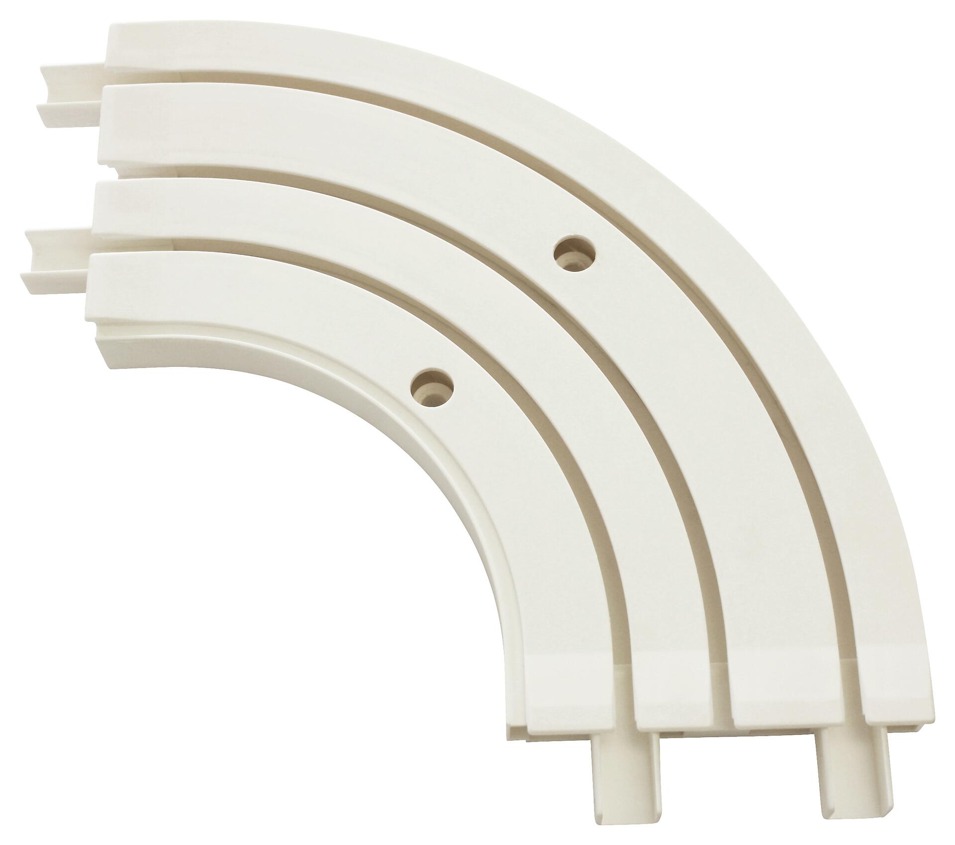 Boviva Erkerbogen weiß Kunststoff 3.0 Läufe