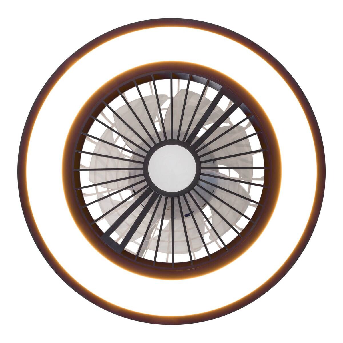 Näve Leuchten Deckenleuchte 1408622 schwarz Metall Kunststoff B/H/T: ca. 54x16x54 cm null 3 Brennstellen