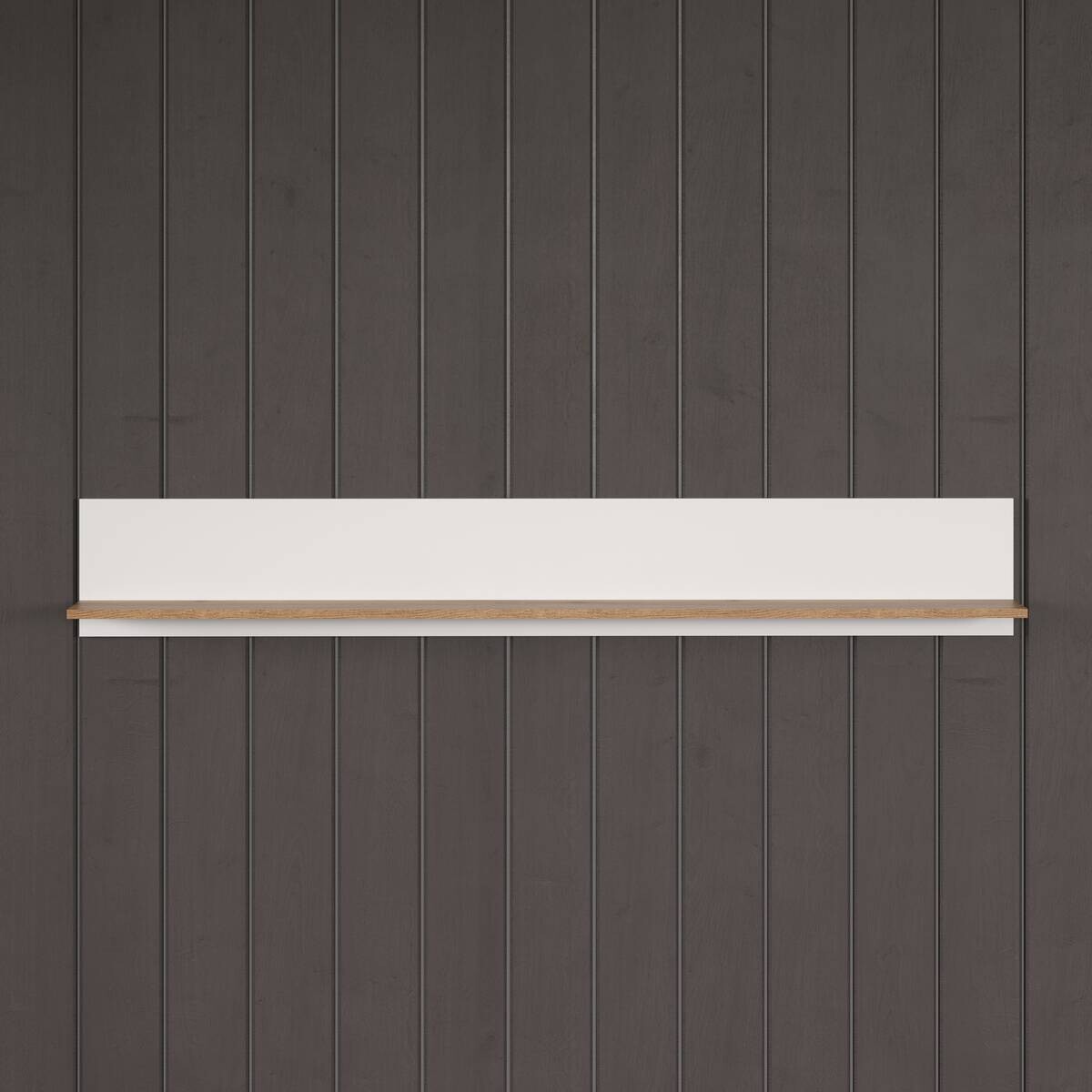 Wandboard Vitoria weiß Eiche Evoke Coast Nachbildung B/H/T: ca. 170x25x18 cm Wandboard Vitoria weiß Eiche Evoke Coast Nachbildung B/H/T: ca. 170x25x18 cm