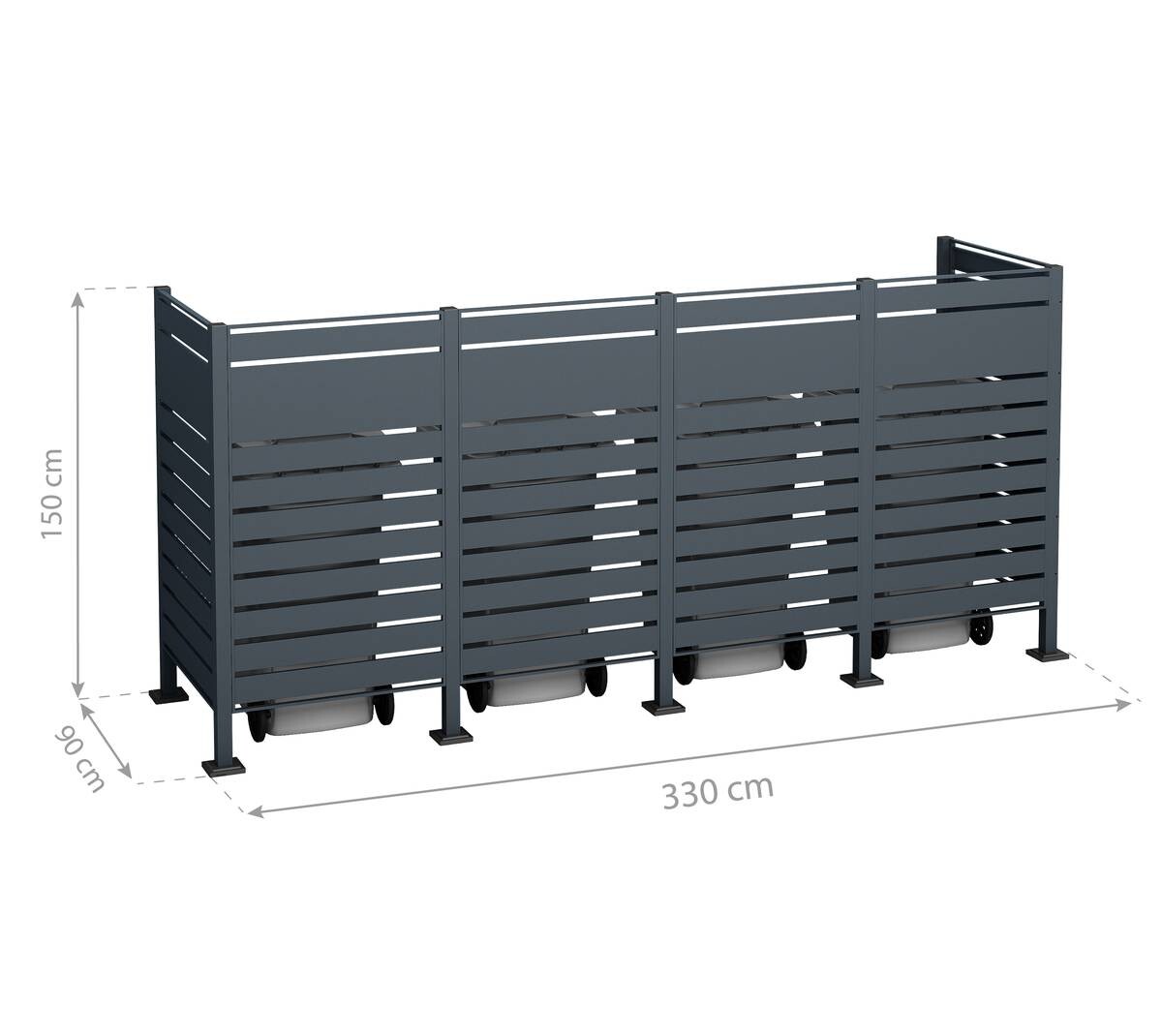 Westmann MülltonnenverkleidungBox Planum