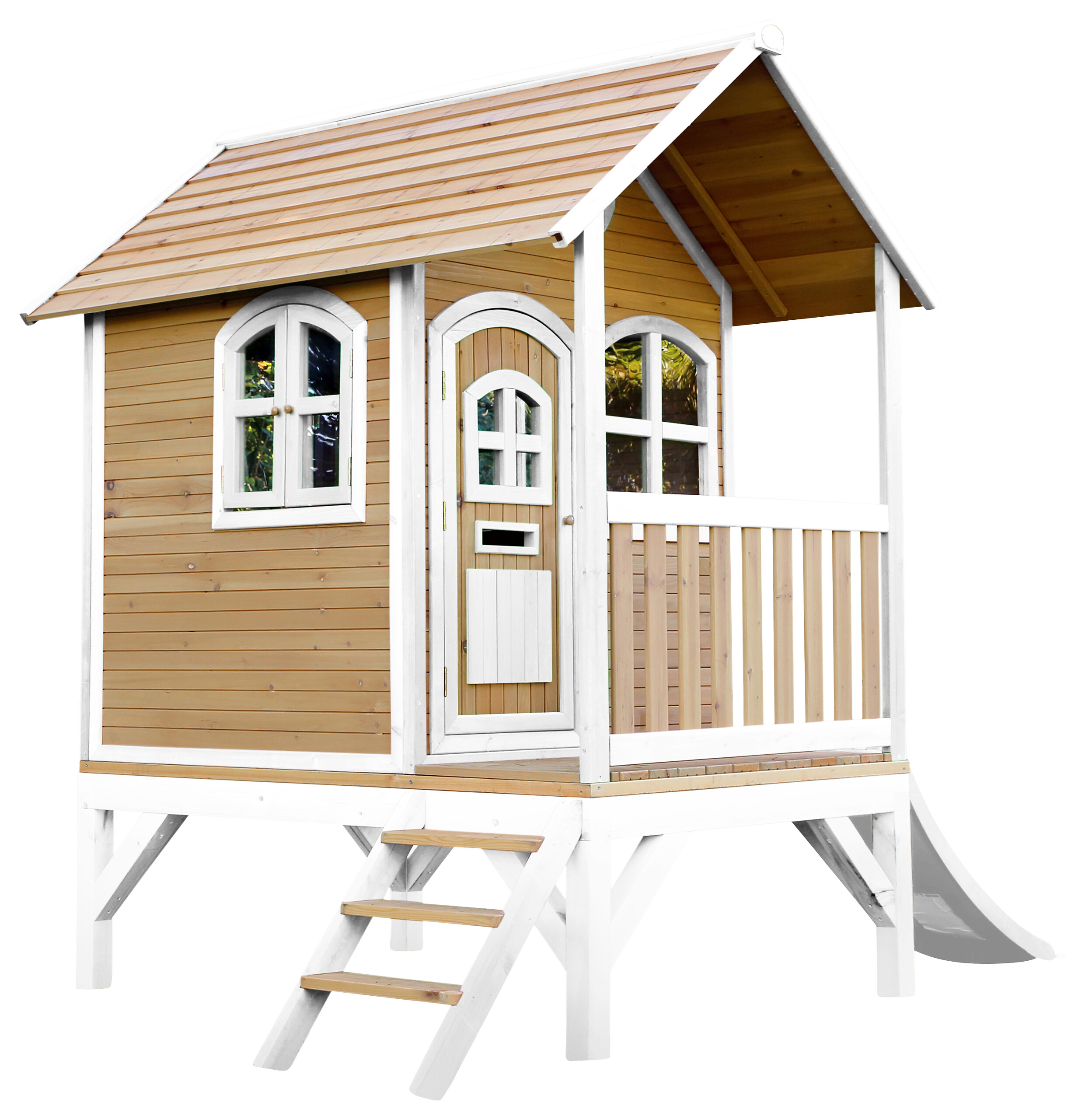 AXI Spielhaus Tom braun B/H/L: ca. 287x231x191 cm