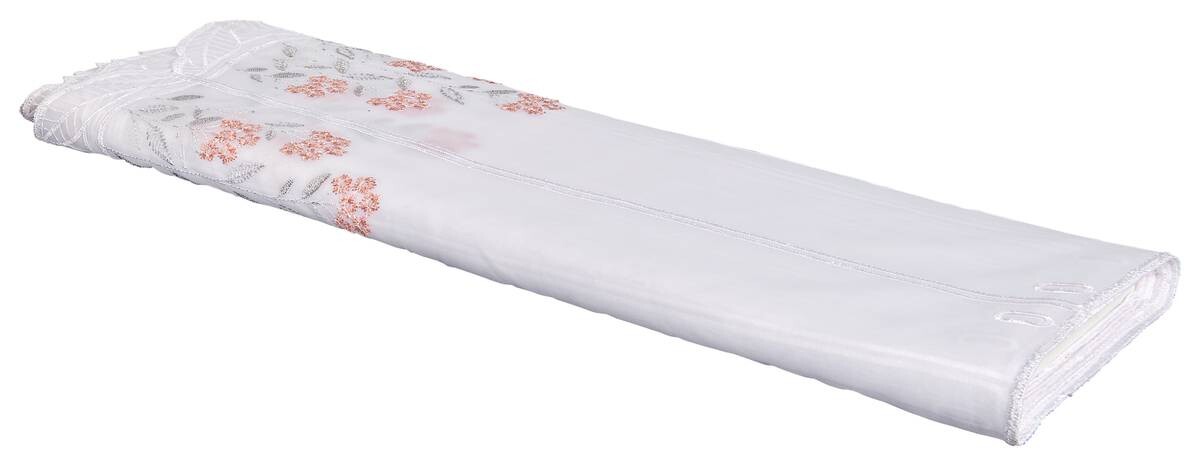 Scheibengardinen-Meterware Nadja rosé H: ca. 60 cm