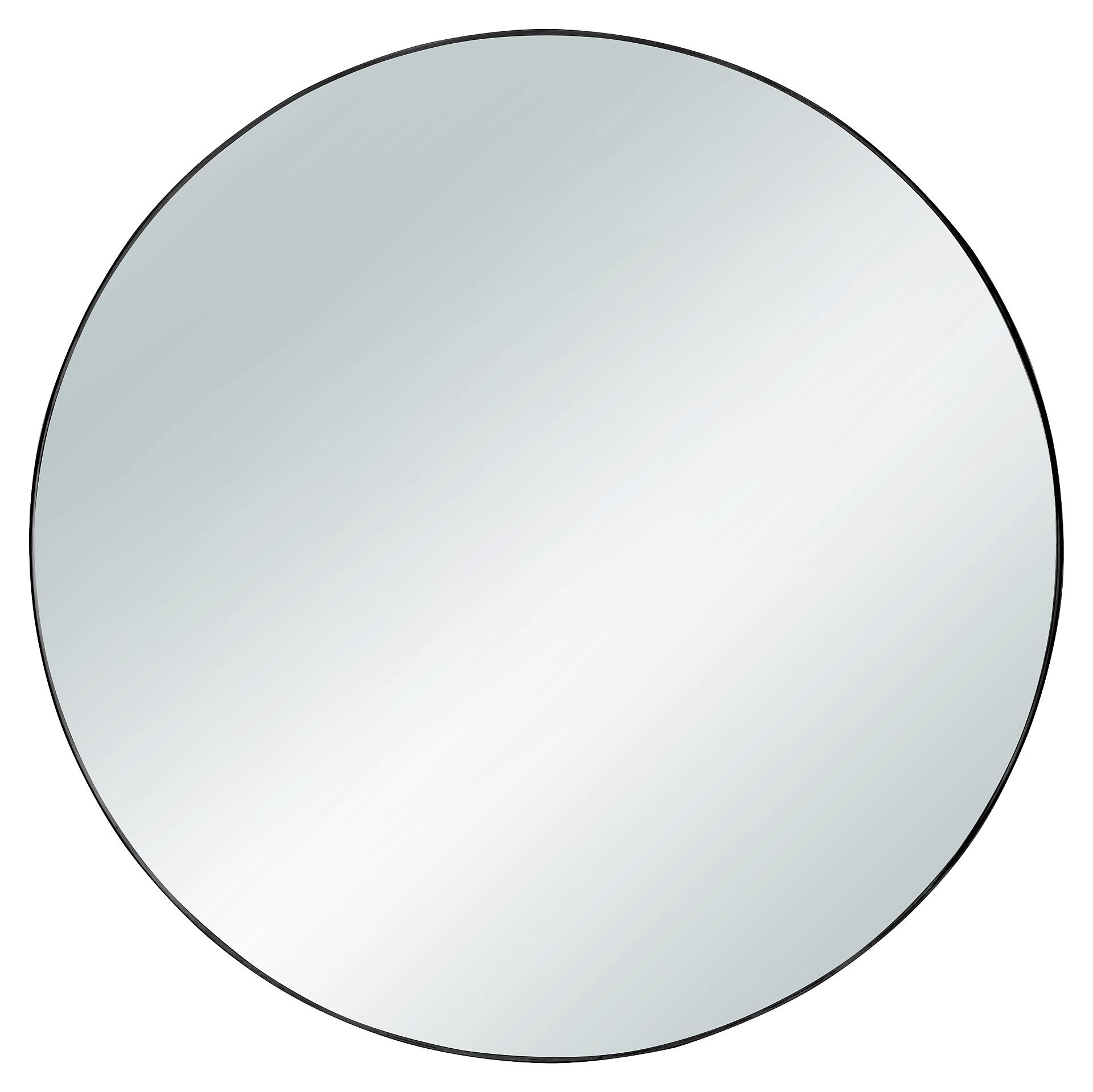 Metallspiegel Esra schwarz D: ca. 50 cm