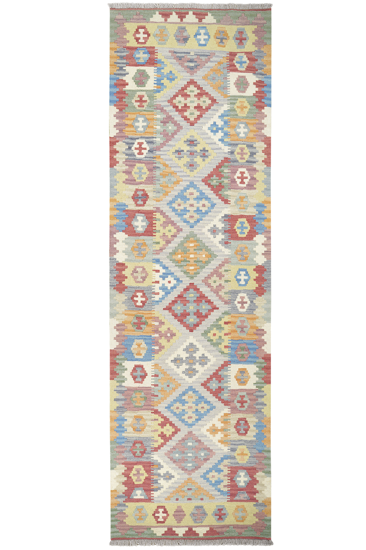 PersaTepp Teppich Kelim Gashgai bunt B/H/L: ca. 84x1x285 cm