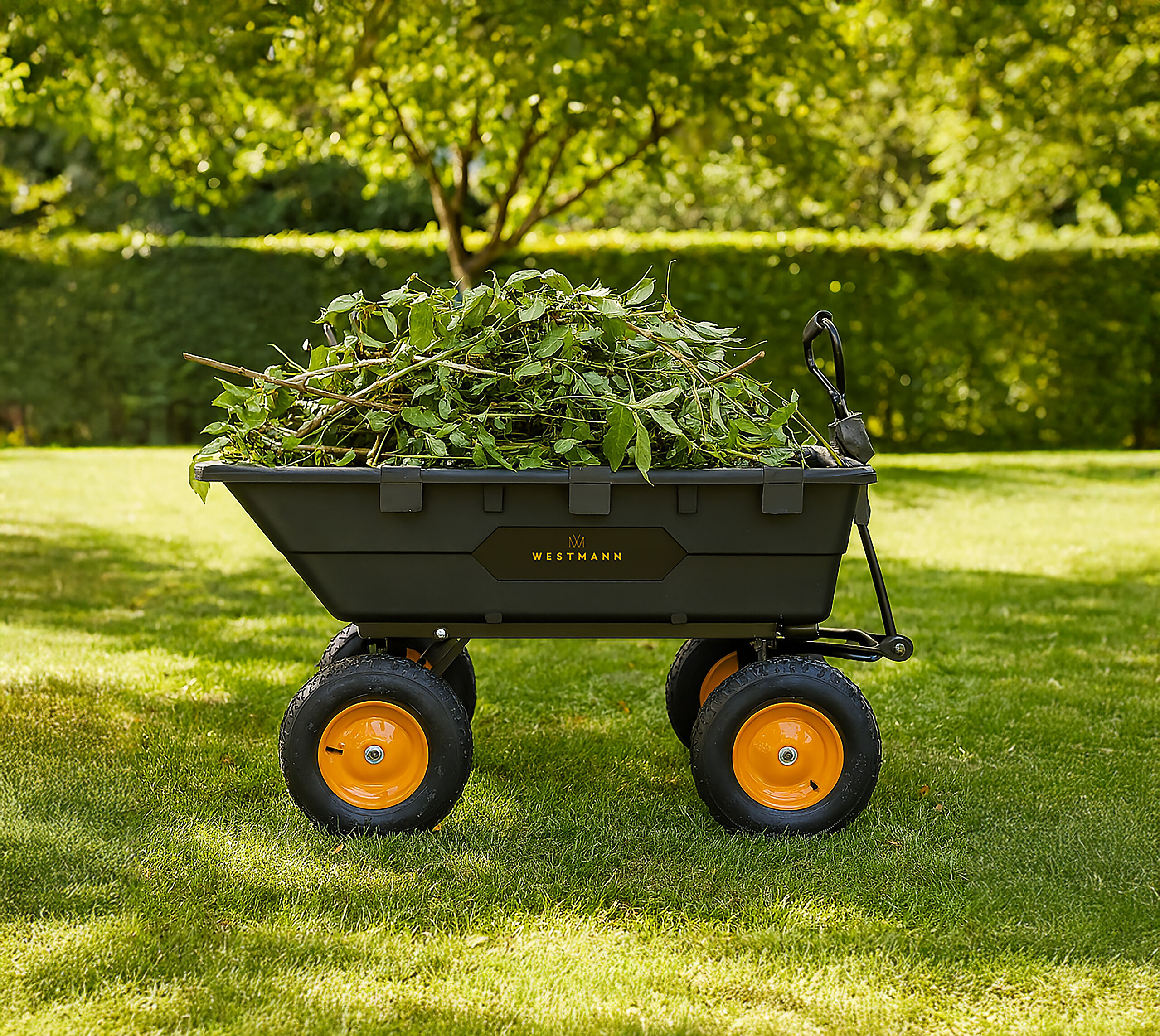 Westmann Schubkarre Prakta schwarz B/H/L: ca. 108x83x145 cm