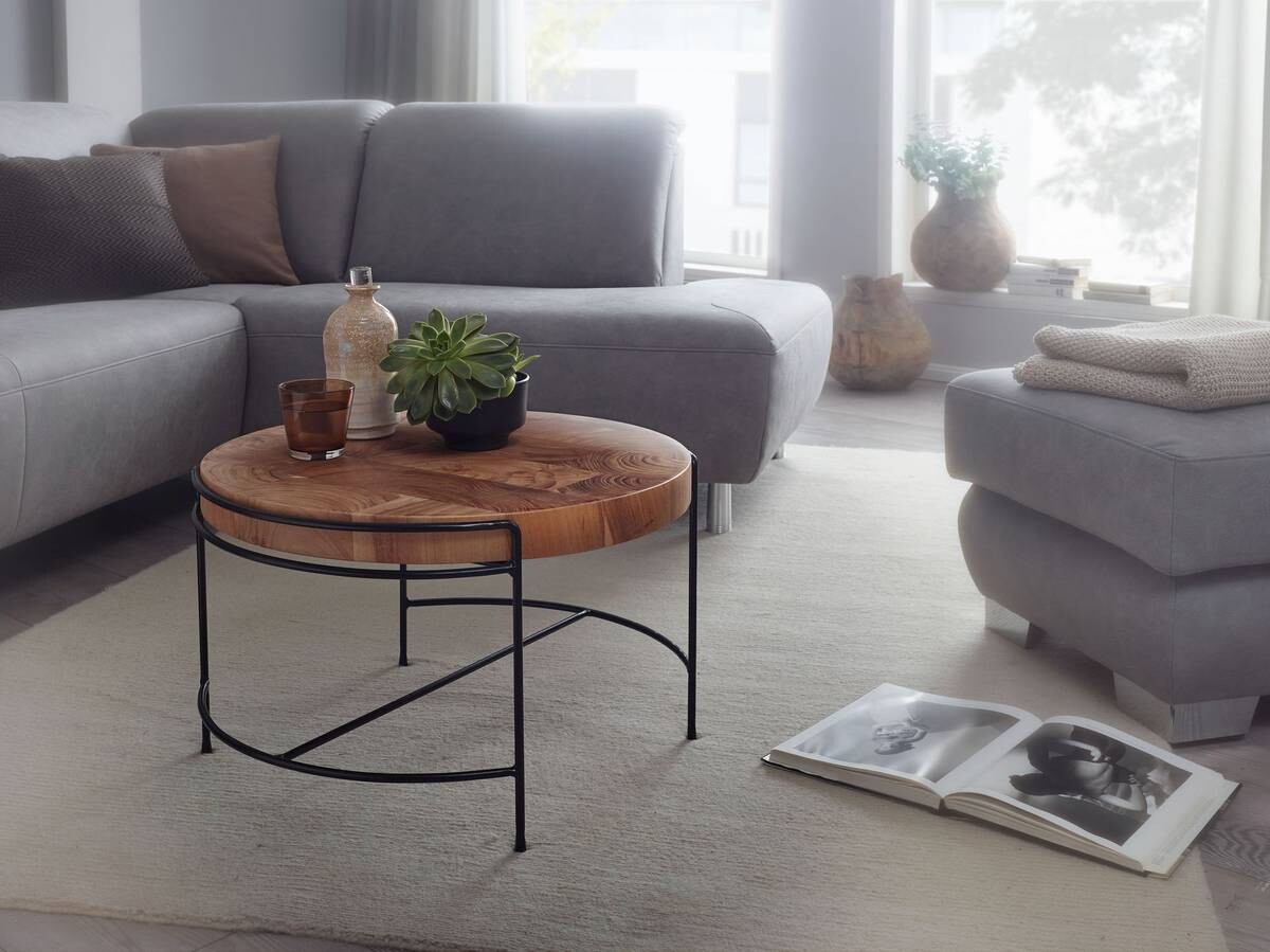 Wohnling Couchtisch braun B/H/T: ca. 62x40x62 cm