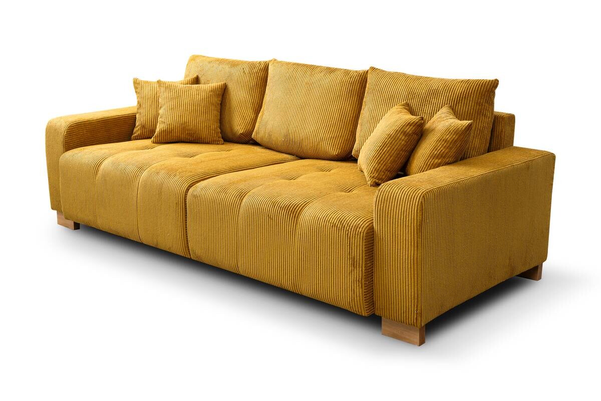 Big Sofa natur Microfaser B/H/T: ca. 248x80x114 cm