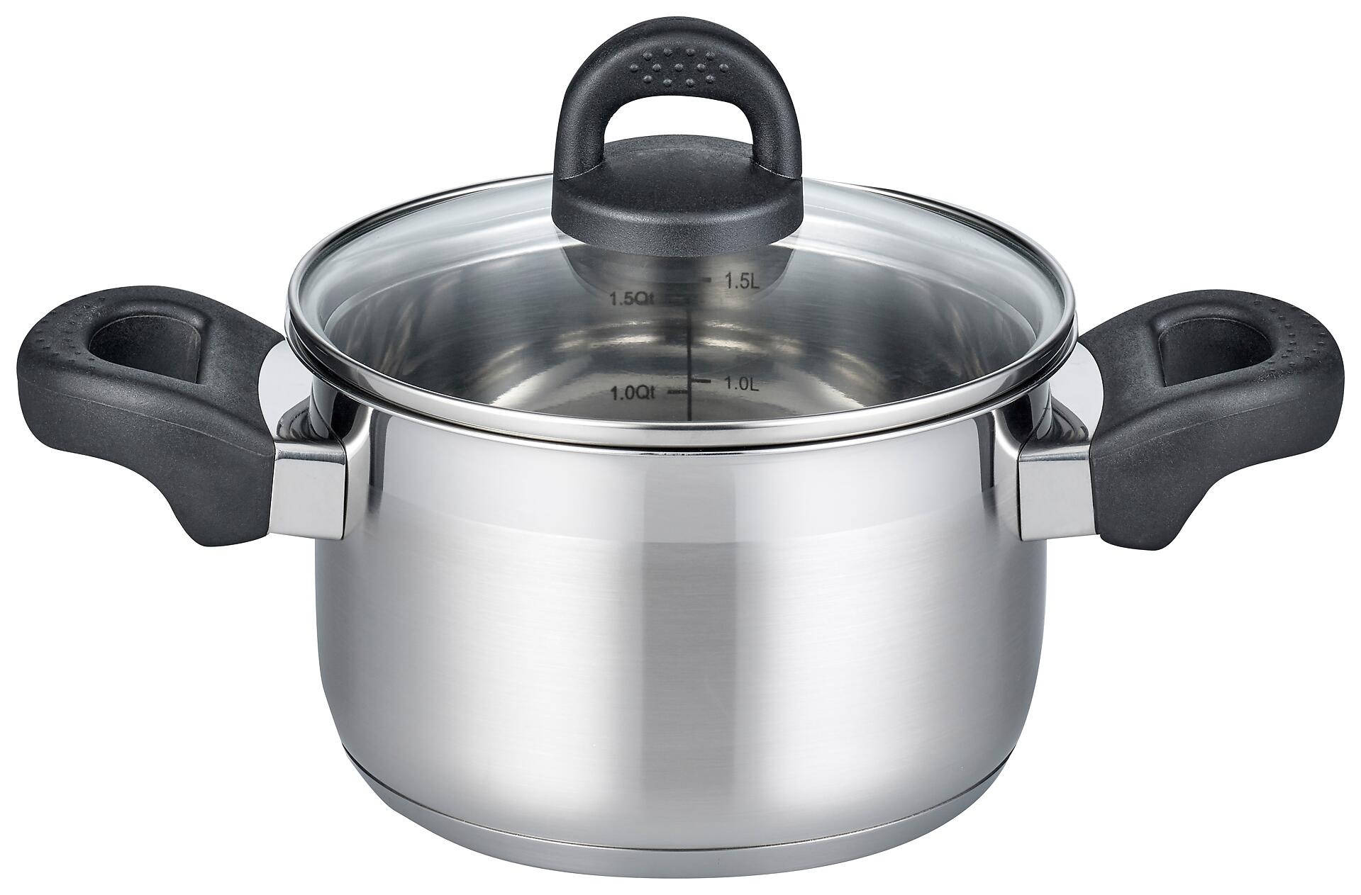 ELO Basic Fleischtopf silber Edelstahl D: ca. 16 cm