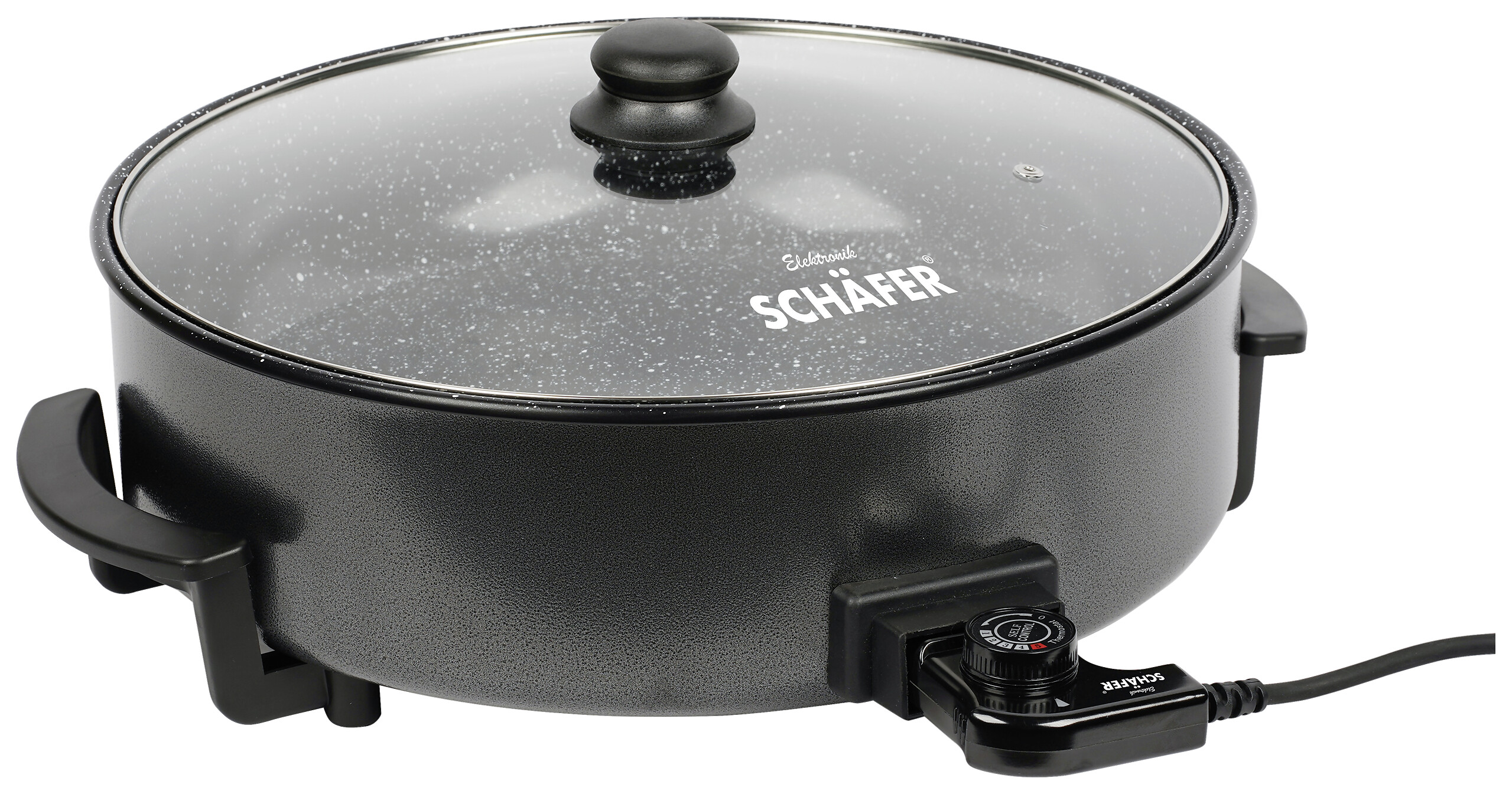 Schäfer Elektrische Multipfanne schwarz Keramik D: ca. 36 cm