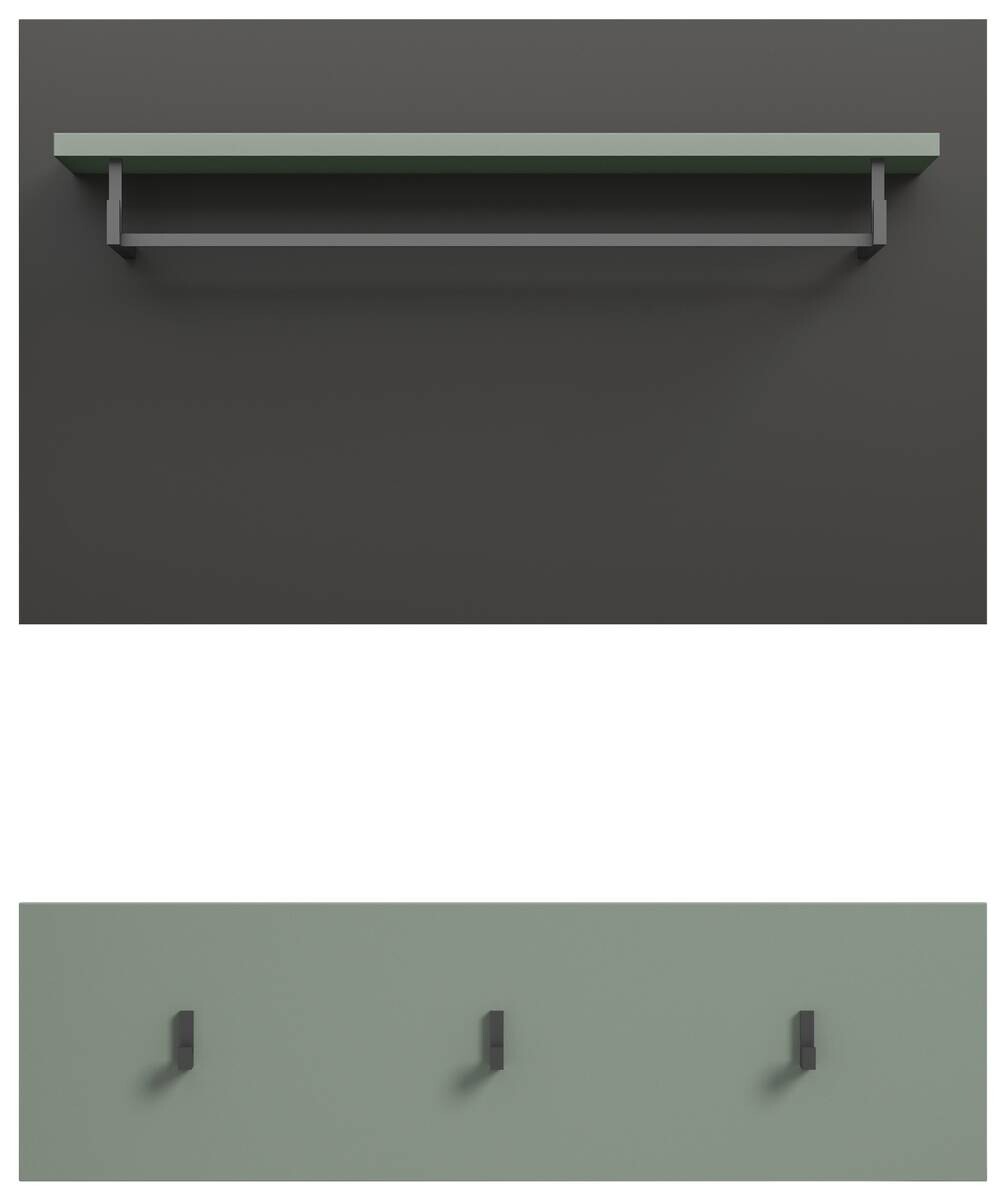 Paneel Canu grün basaltgrau Nachbildung B/H/T: ca. 73x80x27 cm