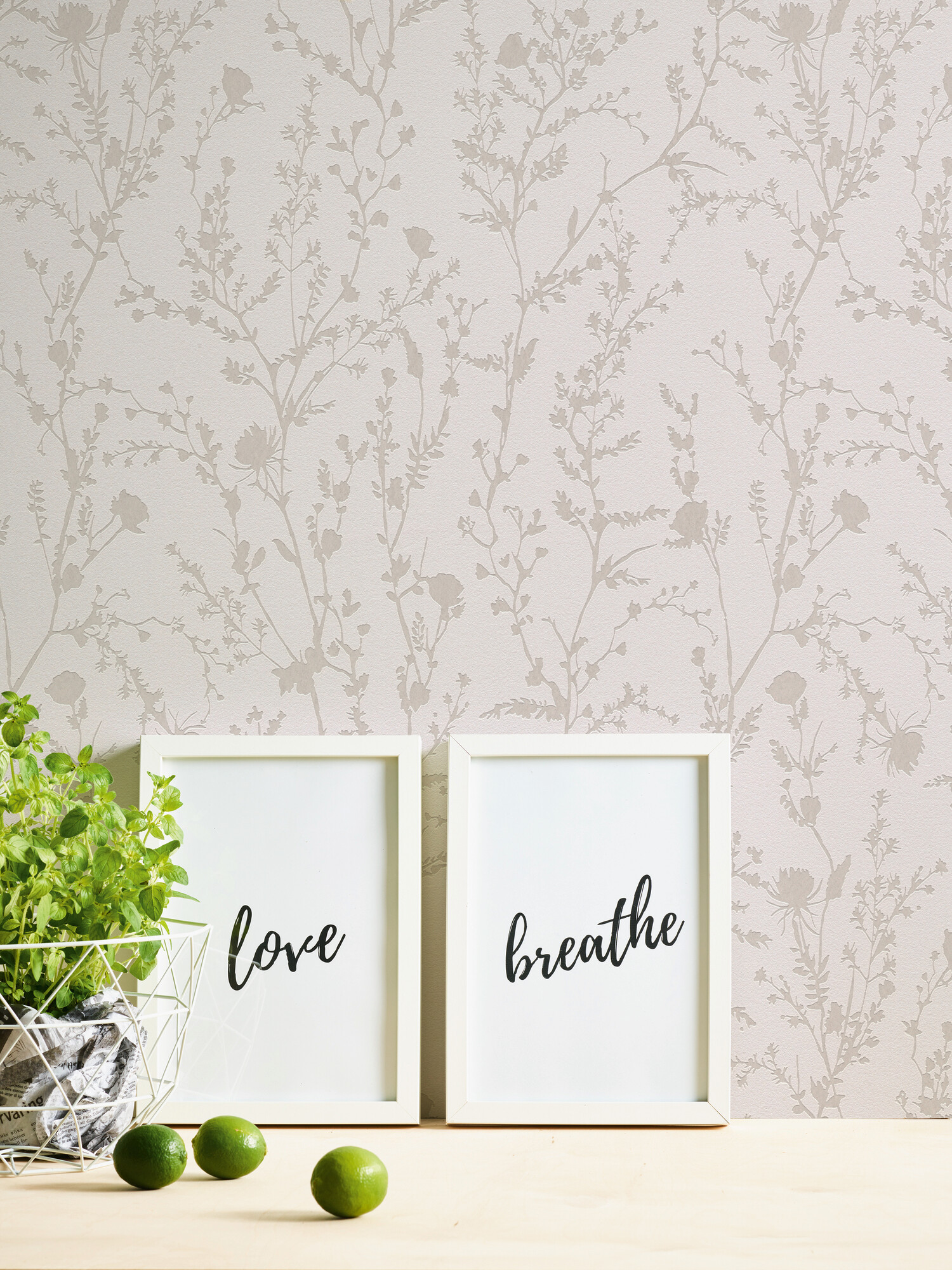 A.S.Creation Vliestapete hellgrau B/H/D: ca. 53x1005x8,3 cm