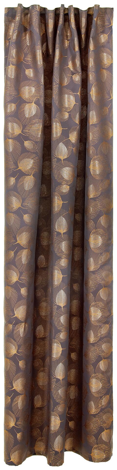 Kombivorhang Claudia grau B/L: ca. 140x245 cm