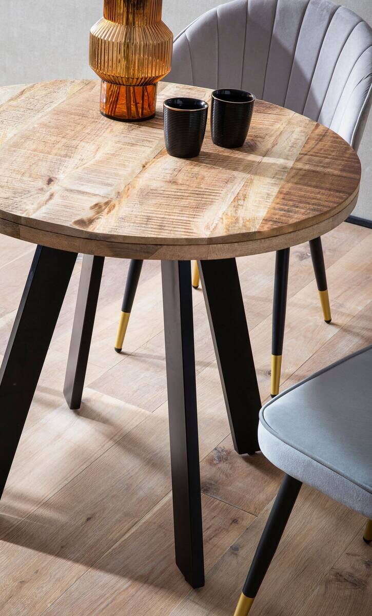 Esstisch braun H/D: ca. 75x80 cm