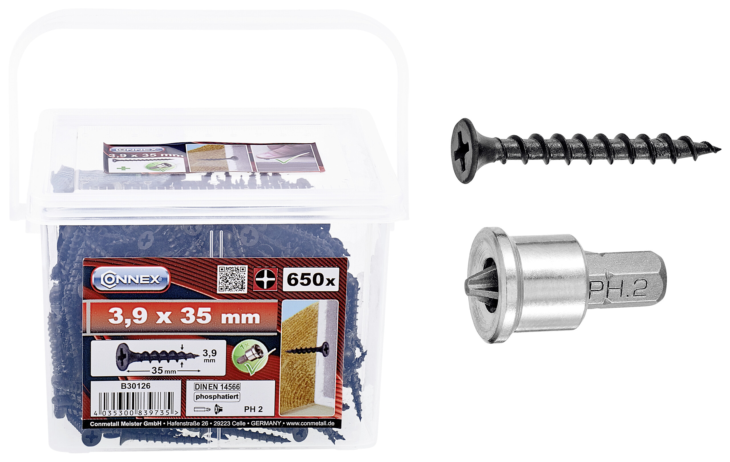 CONNEX Schrauben 650 tlg.