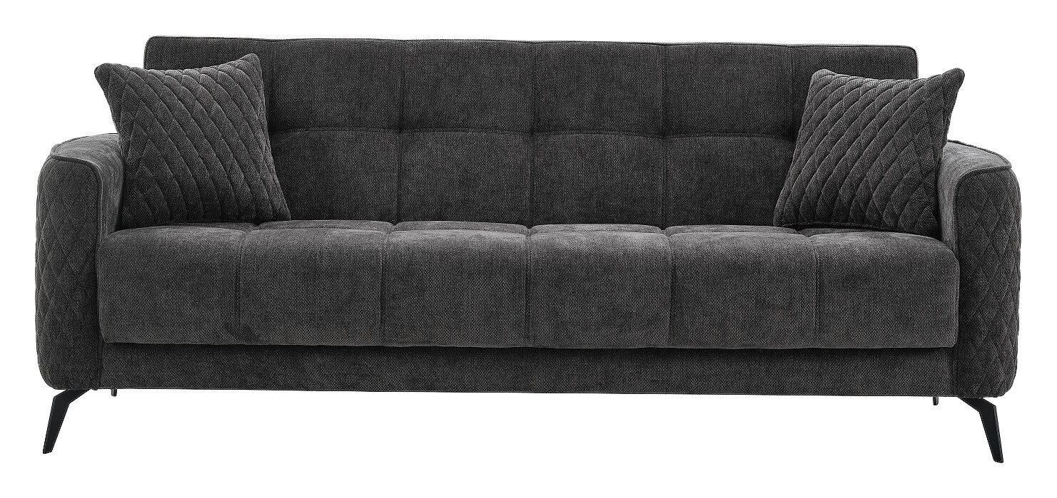 Sofa 3-2-1 Lendor grau Webstoff