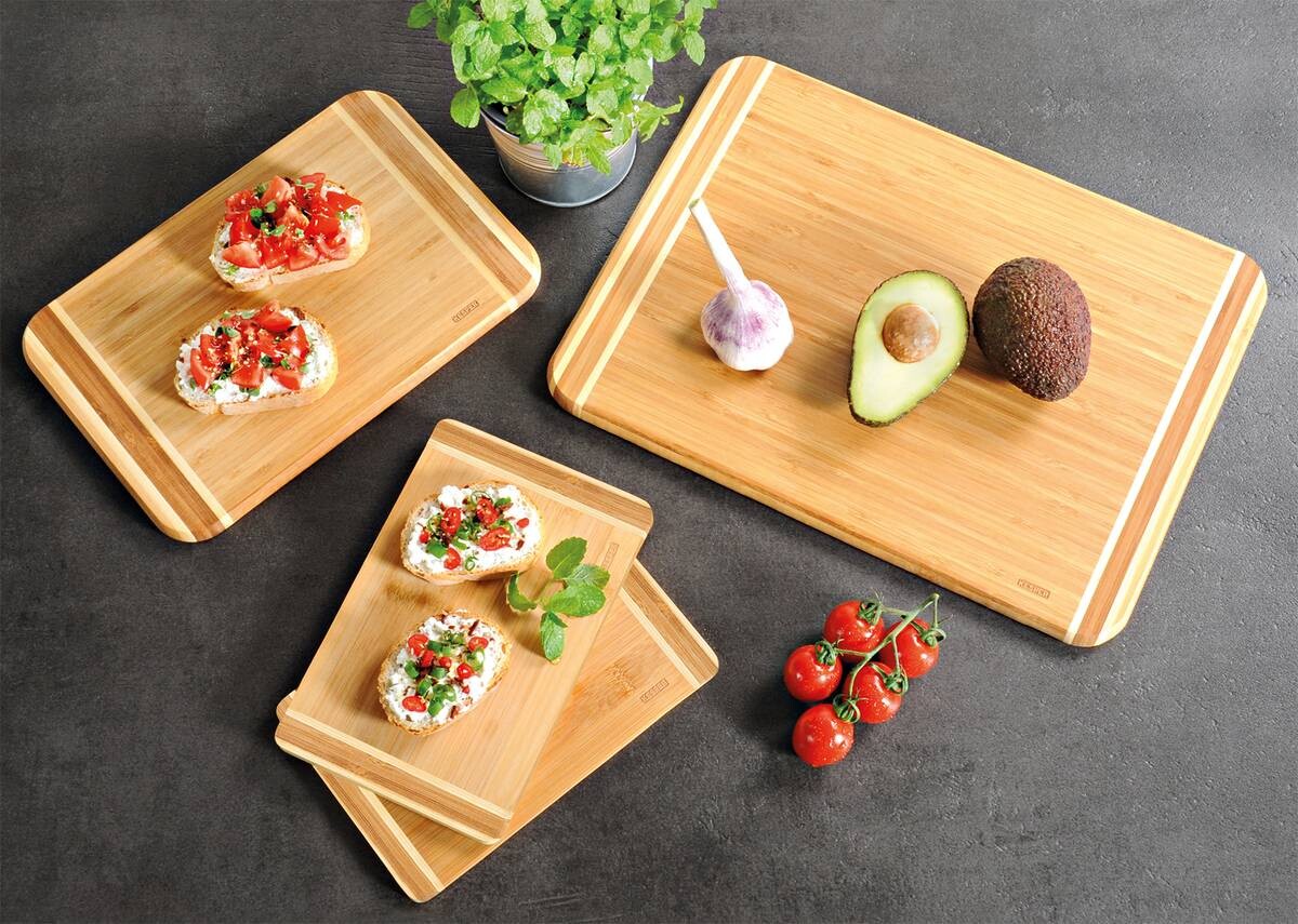 Kesper Schneidbrettset natur Holz Holz