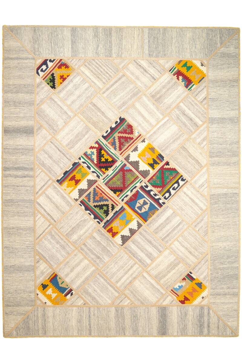 PersaTepp Teppich Kelim Tekkehdouz beige B/H/L: ca. 150x1x200 cm