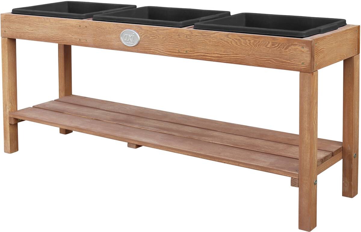 AXI Aktivitäten-Tisch braun B/H/L: ca. 124x50x27 cm