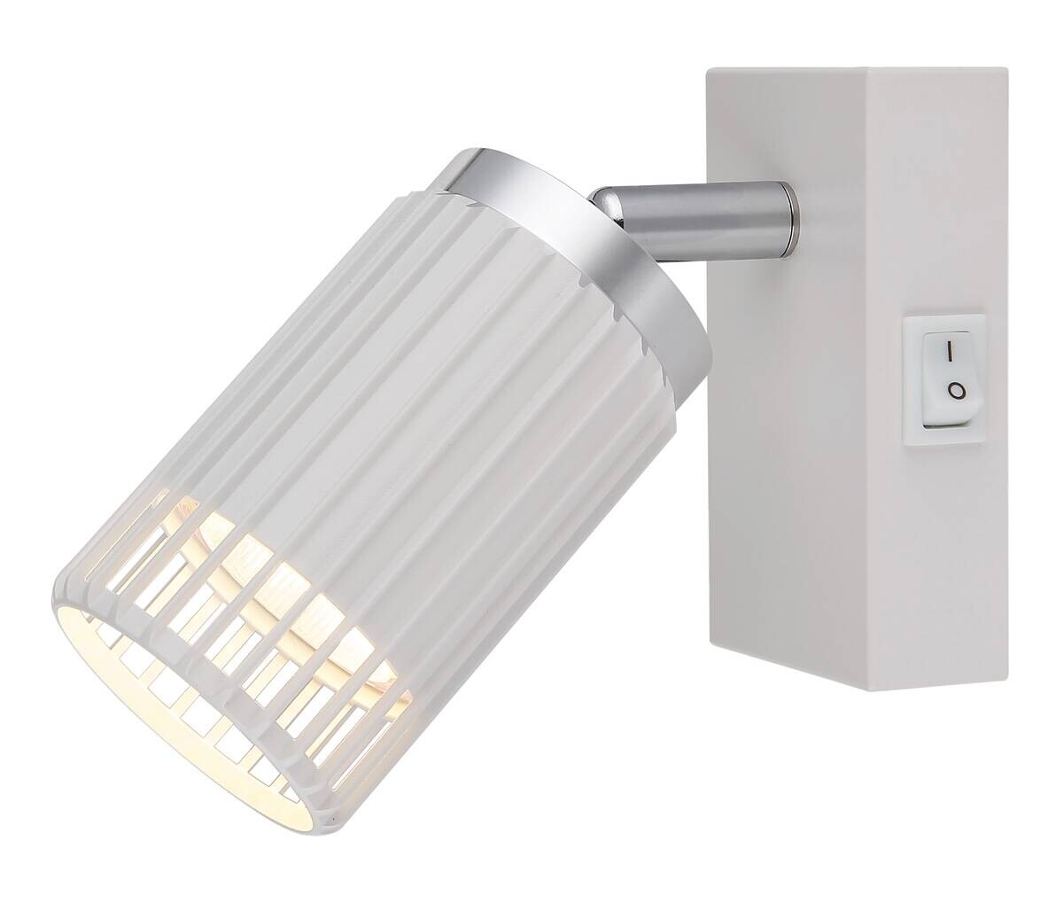 GLOBO Strahler weiß Metall Aluminium B/H: ca. 7x12 cm GU10 1 Brennstellen