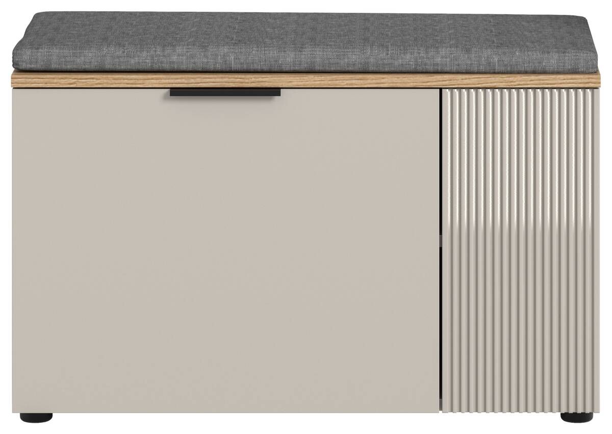 Sitzbank Slide Kaschmirgrau Nachbildung Evoke Oak Nachbildung B/H/T: ca. 80x48x36 cm