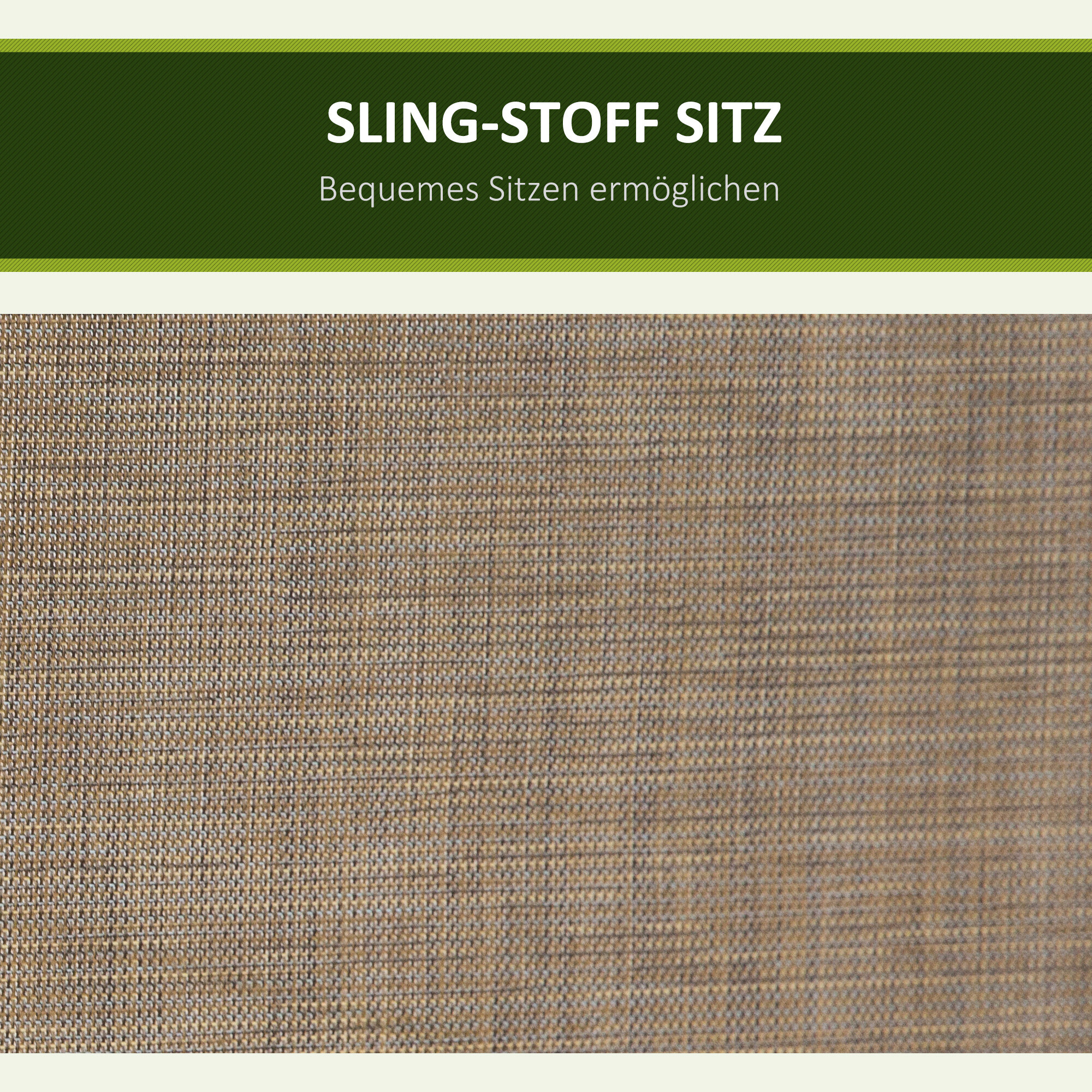 Outsunny Hollywoodschaukel braun Polyester B/H/L: ca. 128x172x196 cm