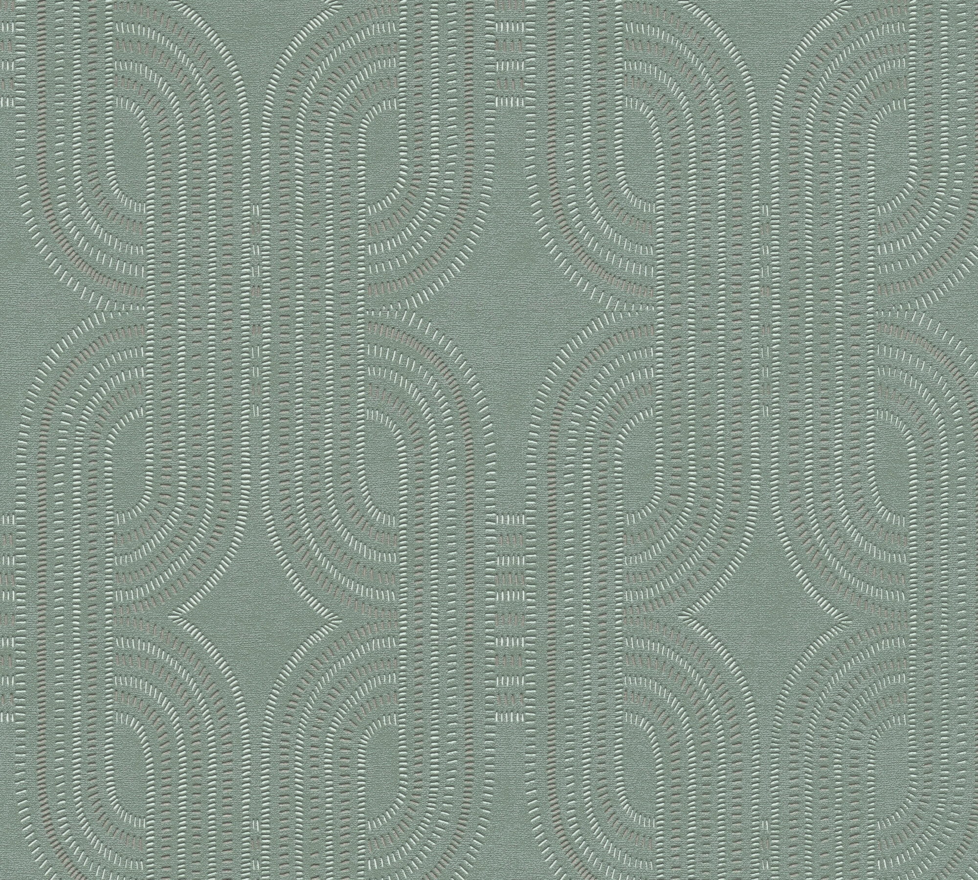 A.S.Creation Vliestapete grün braun blau B/H/D: ca. 53x1005x9,5 cm