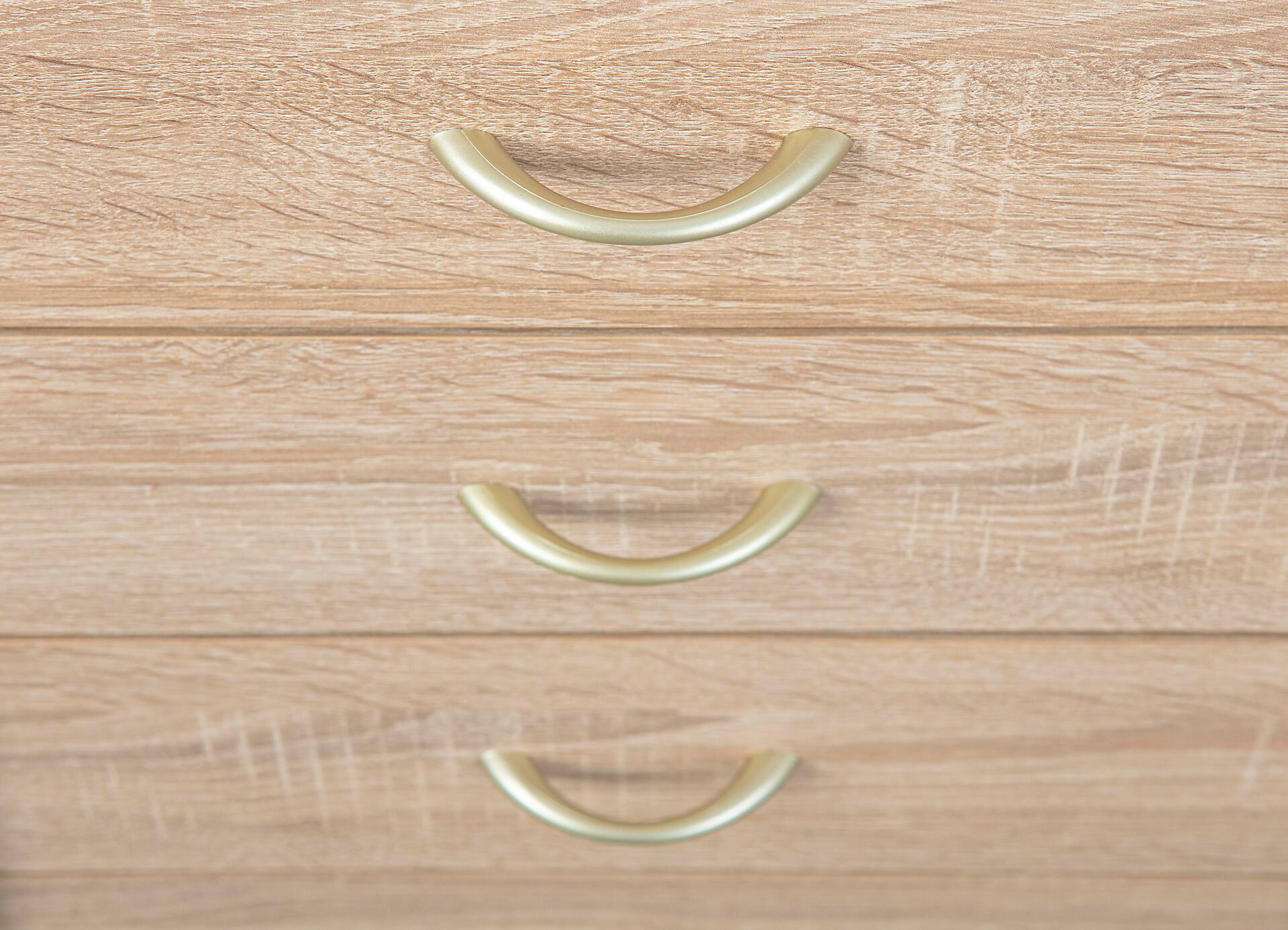 Rollcontainer Novi Eiche Sonoma Nachbildung B/H/T: ca. 40x65x36 cm