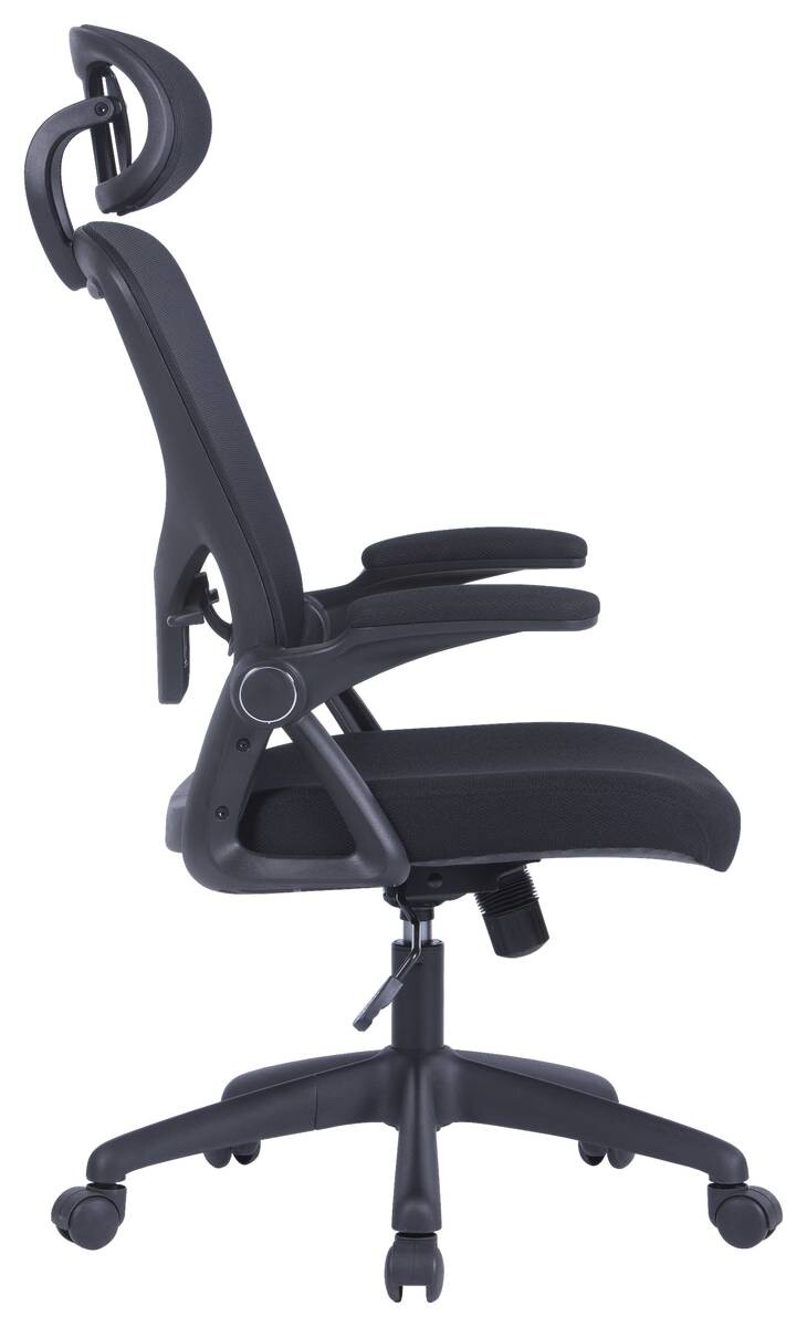 Chefsessel FLEX schwarz schwarz schwarz Webstoff Netzstoff Kunststoff