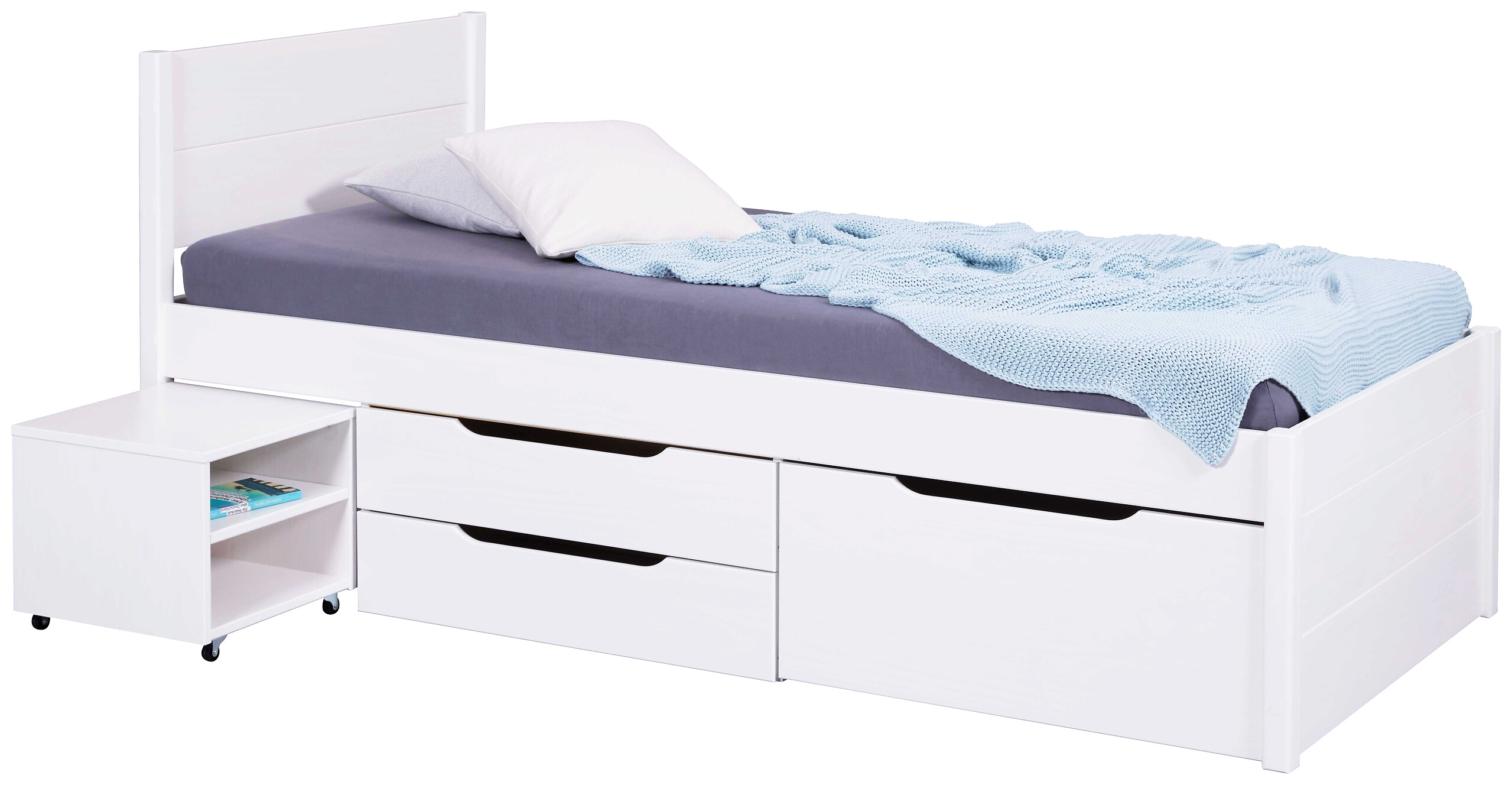 Funktionsbett Efetivo weiß