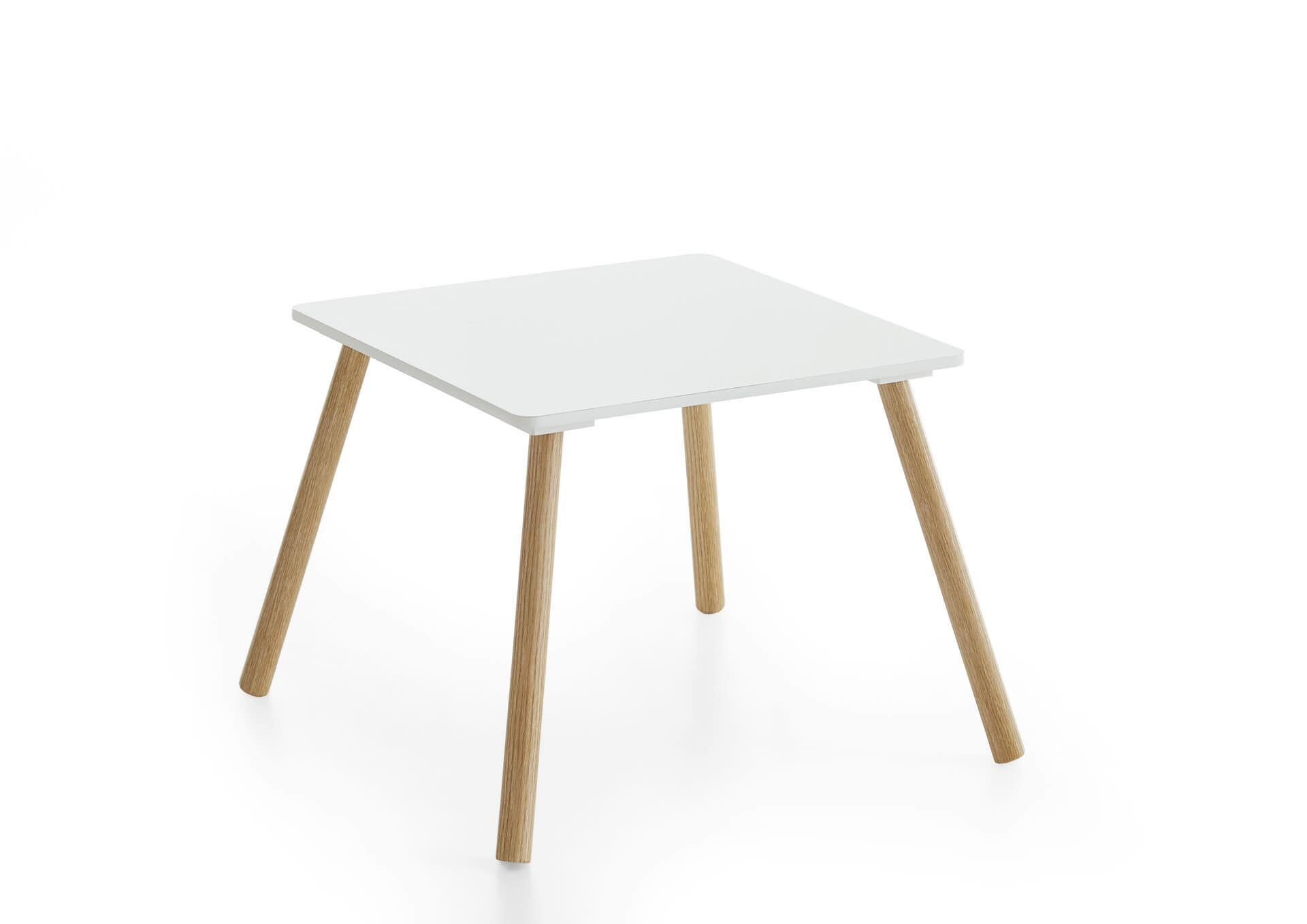 Kindermöbel-Set 3er Set Pinie Nachbildung weiß B/H/T: ca. 55x43x55 cm