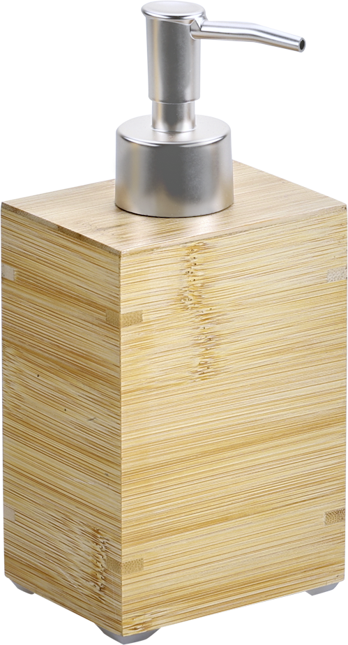 Kesper Seifenspender natur Bambus B/H/L: ca. 6,5x18x8,5 cm