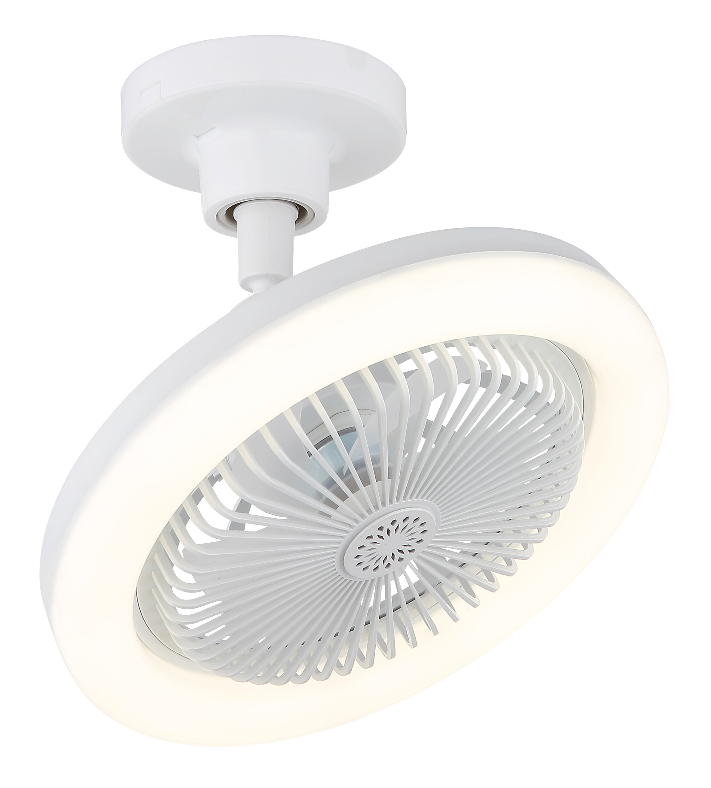 GLOBO Deckenventilator weiß Opal H/D: ca. 21,7x25,8 cm max. 20 W
