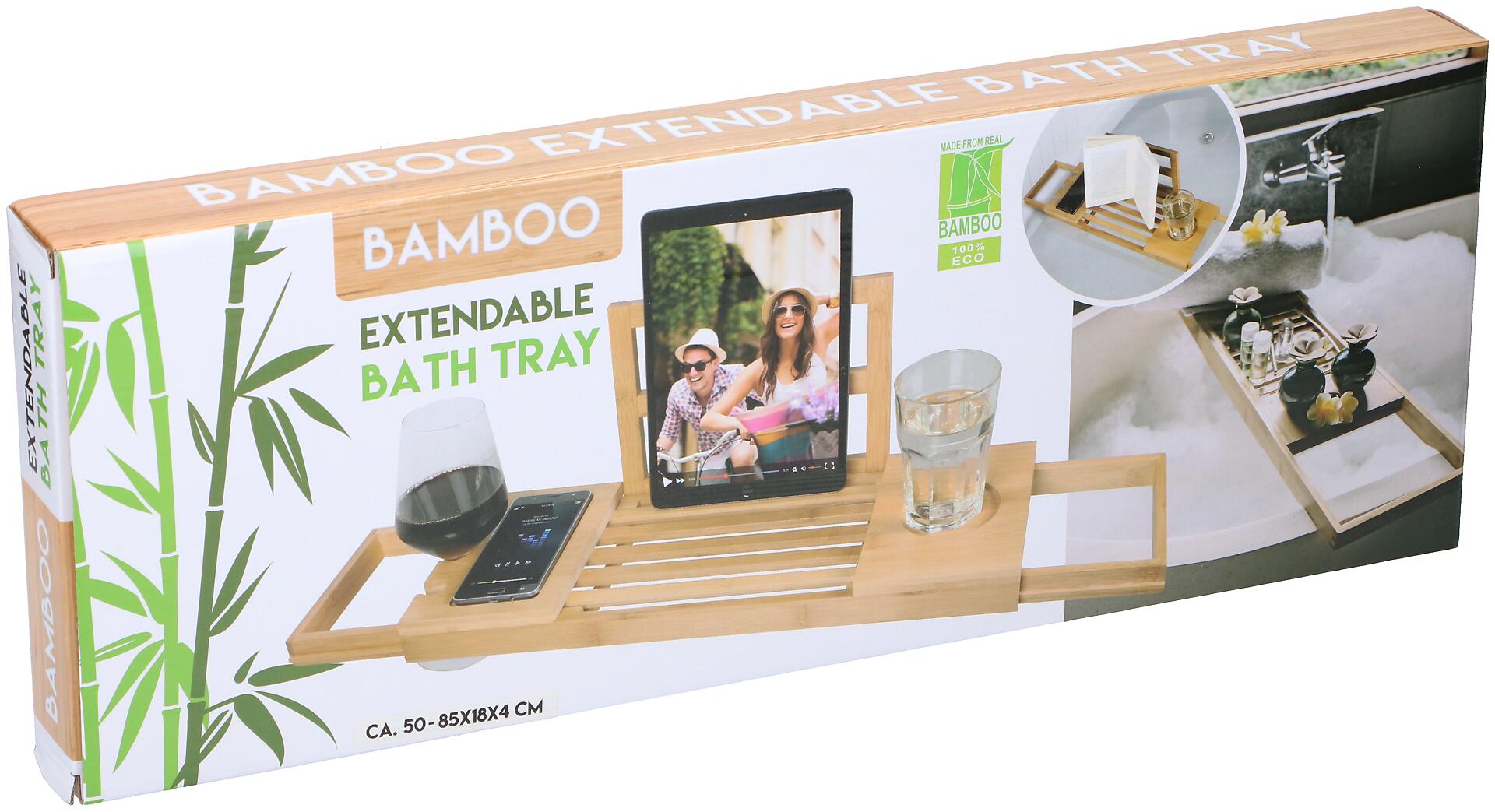 Badewannenablage natur Bambus B/L: ca. 92x18 cm