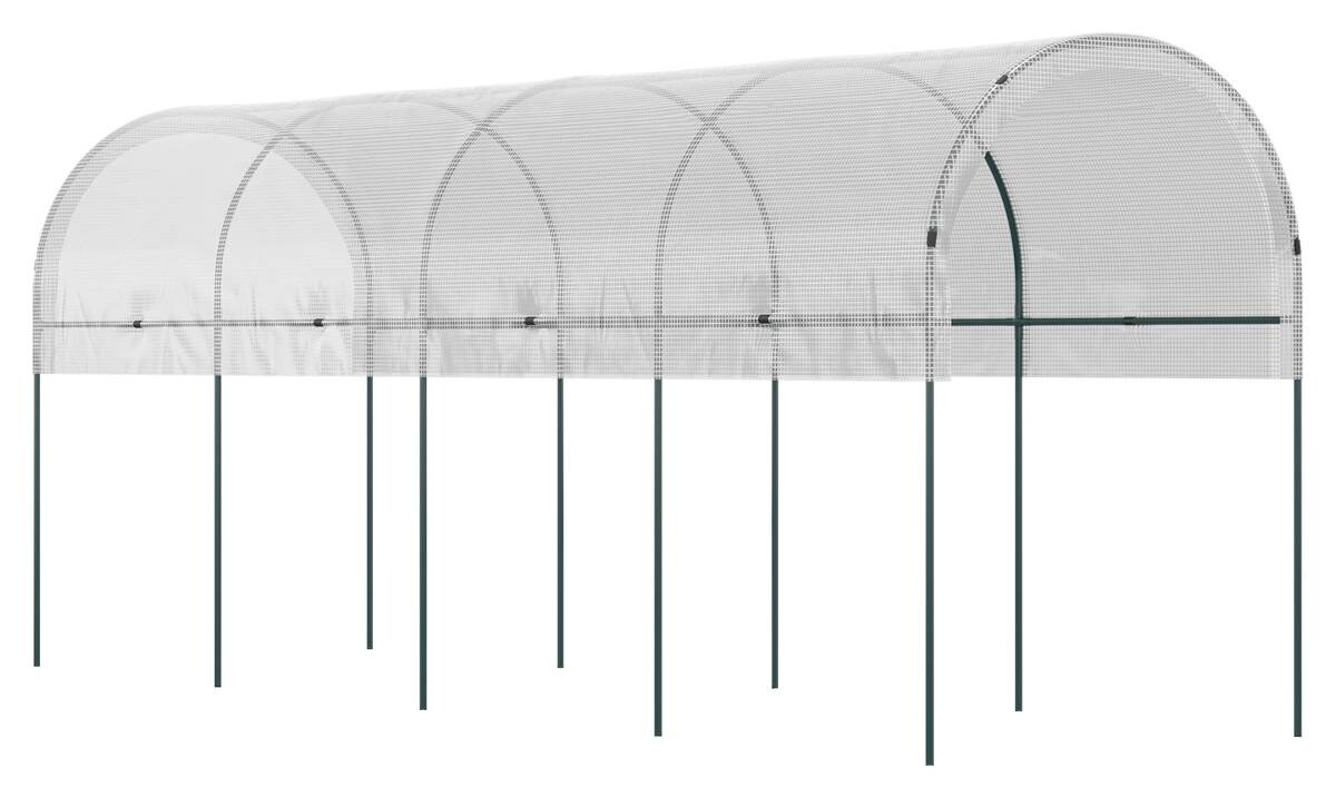 Outsunny Tomatengewächsüberdachung B/H/L: ca. 120x170x400 cm