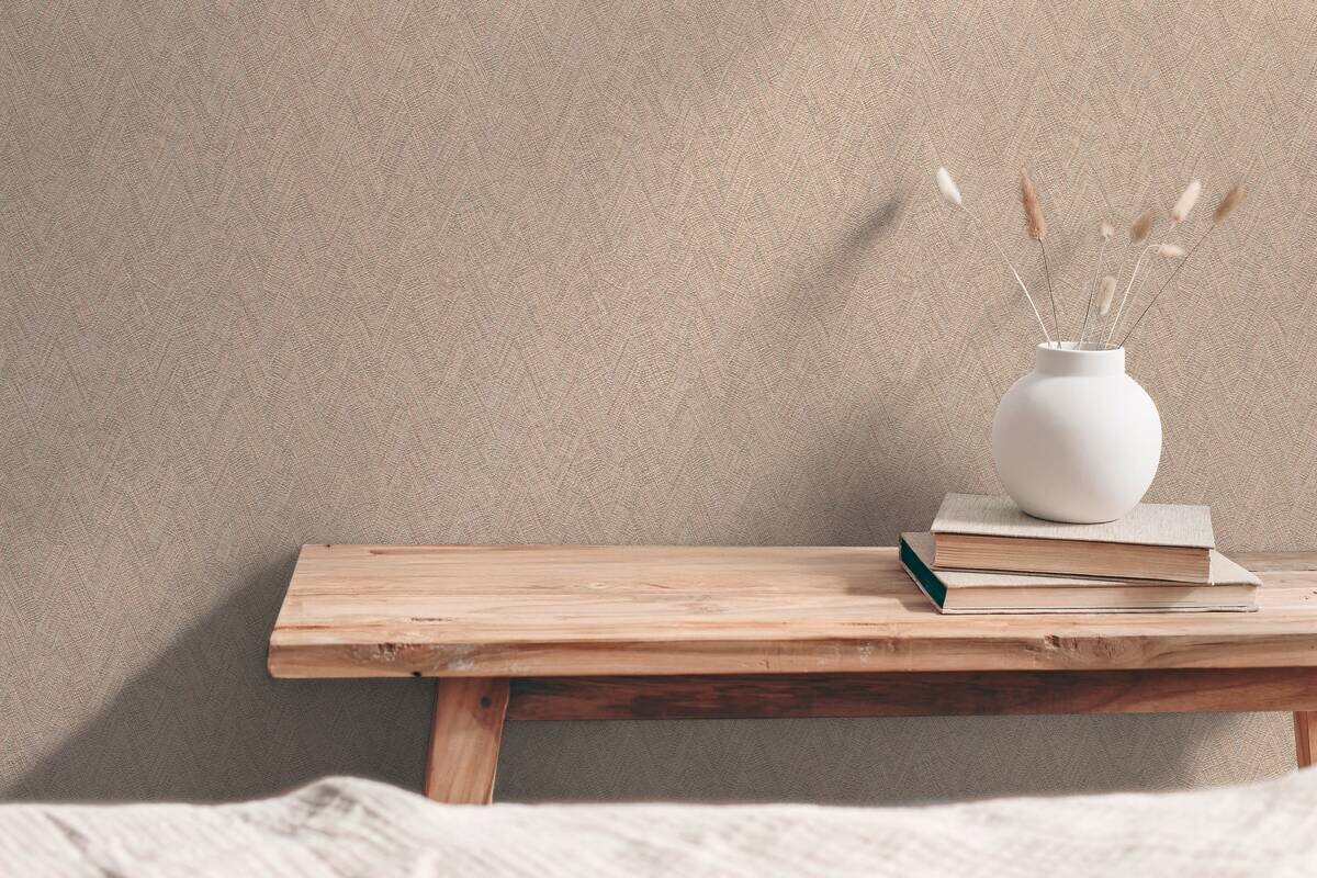 A.S.Creation Vliestapete braun orange B/H/D: ca. 53x1005x8,5 cm