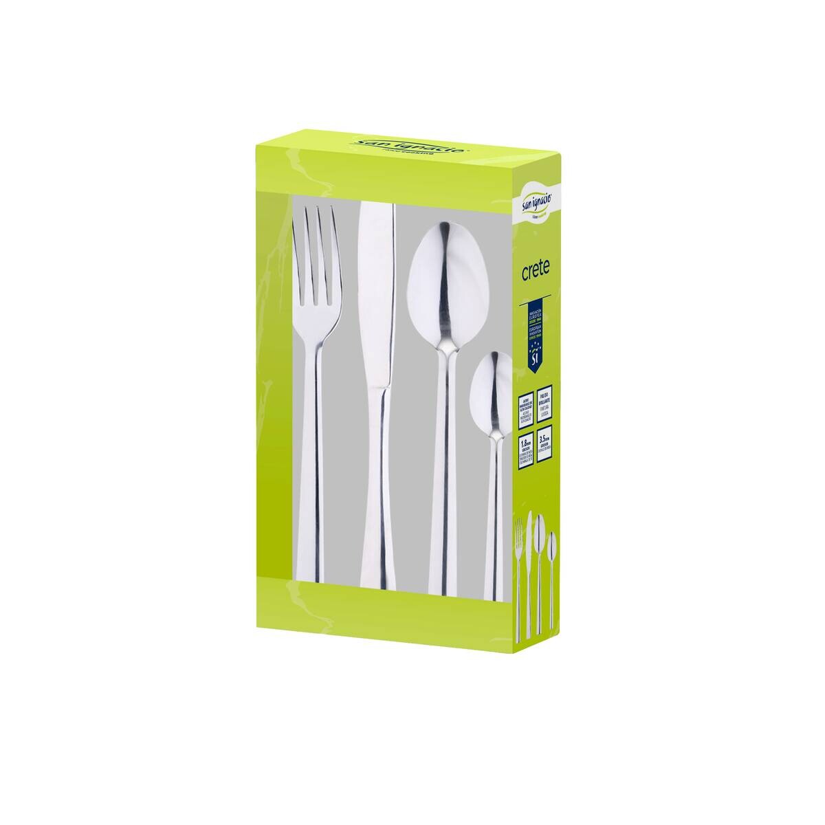 SAN IGNACIO Besteckset CRETE silber Edelstahl 24 tlg. SAN IGNACIO Besteckset CRETE silber Edelstahl 24 tlg.