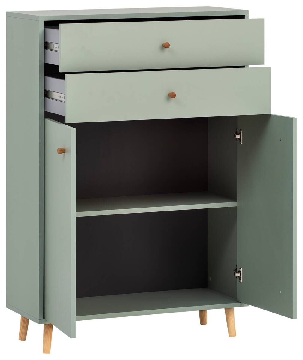 Highboard Bjarne Pistazie B/H/T: ca. 77x113,4x33,5 cm
