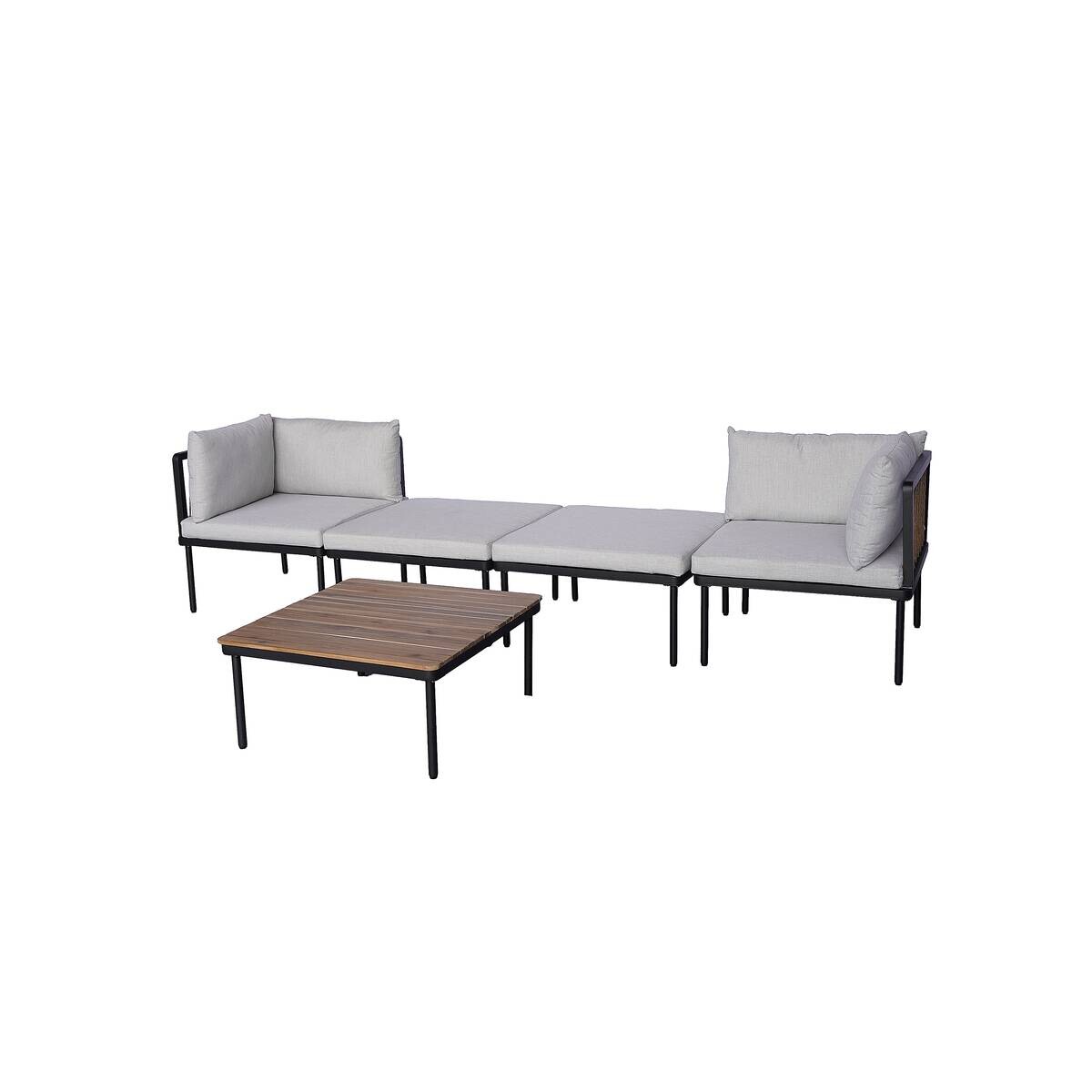 POCOline Gartensitzgruppe grau Akazie