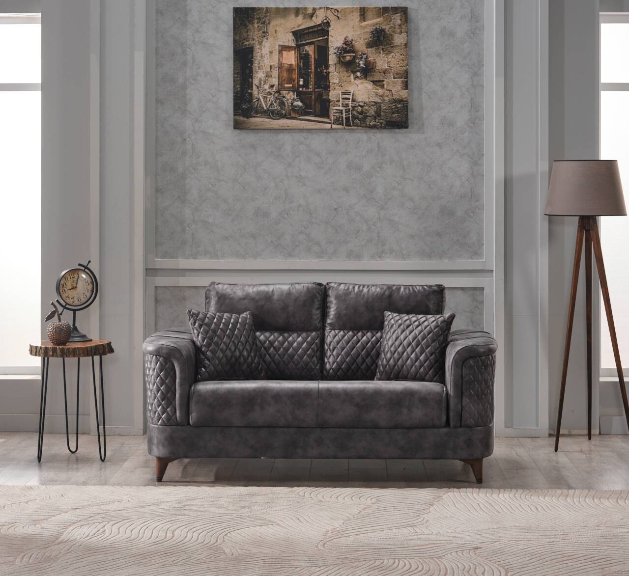 Sofa 3-2-1 anthrazit