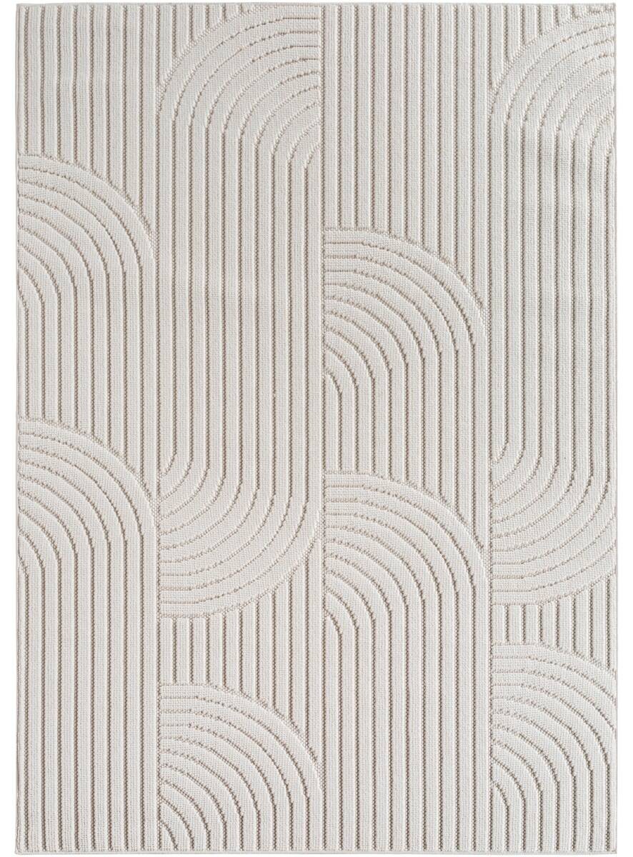 Ayyildiz Kurzflorteppich HELIX creme B/H/L: ca. 80x0,7x250 cm