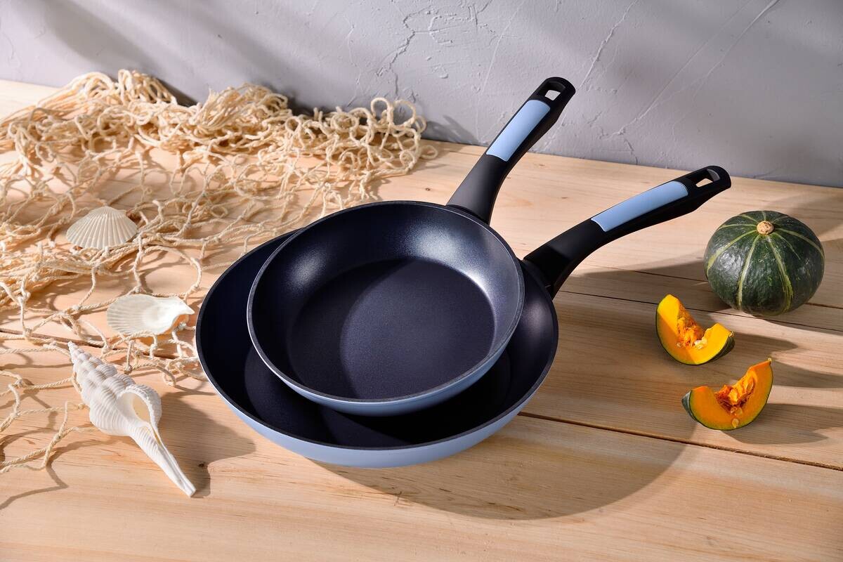 SAN IGNACIO Pfannenset NOIA schwarz Aluminium 2 tlg.