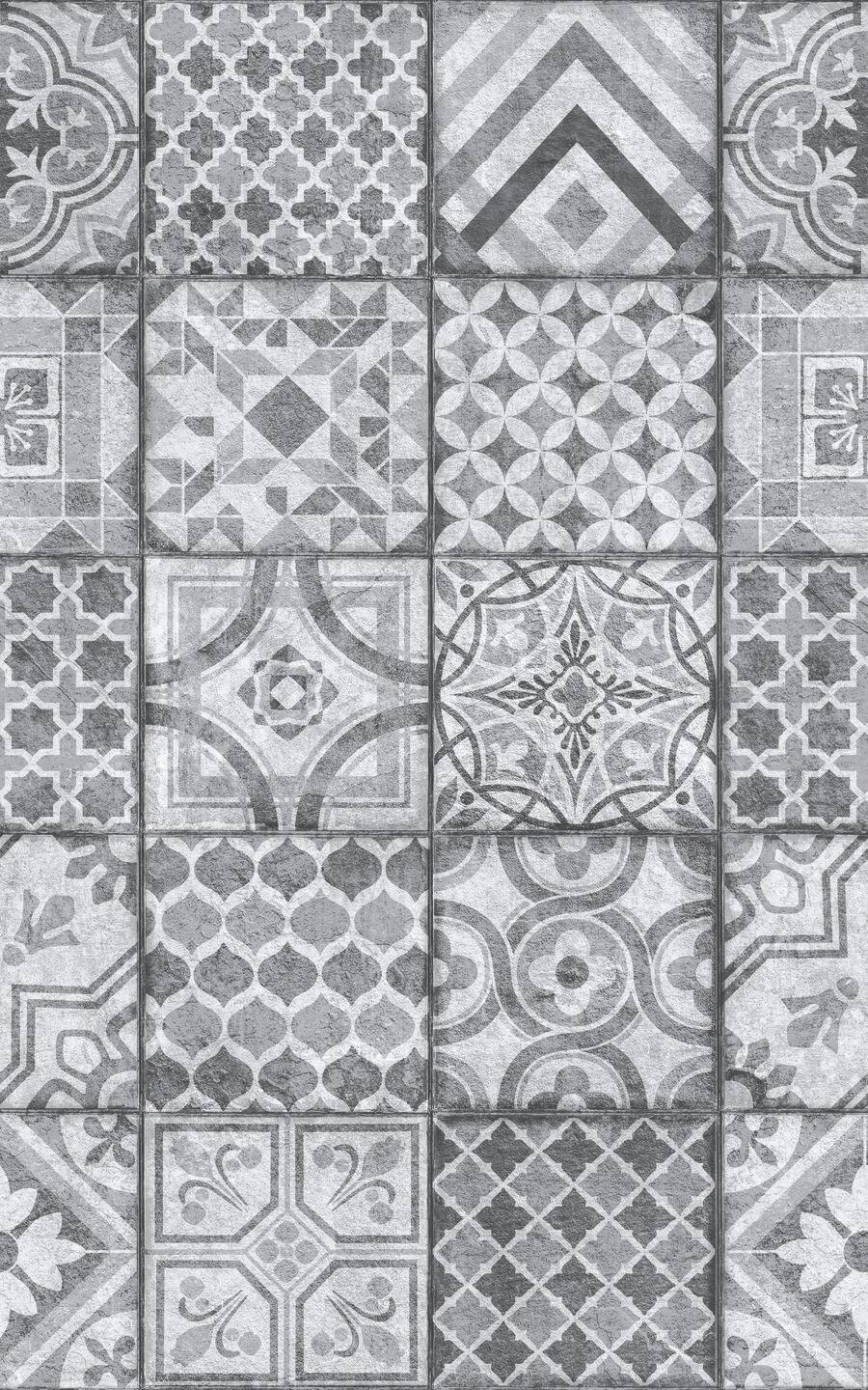 d-c-fix Dekofolie Visbi grau weiß B/L: ca. 45x150 cm