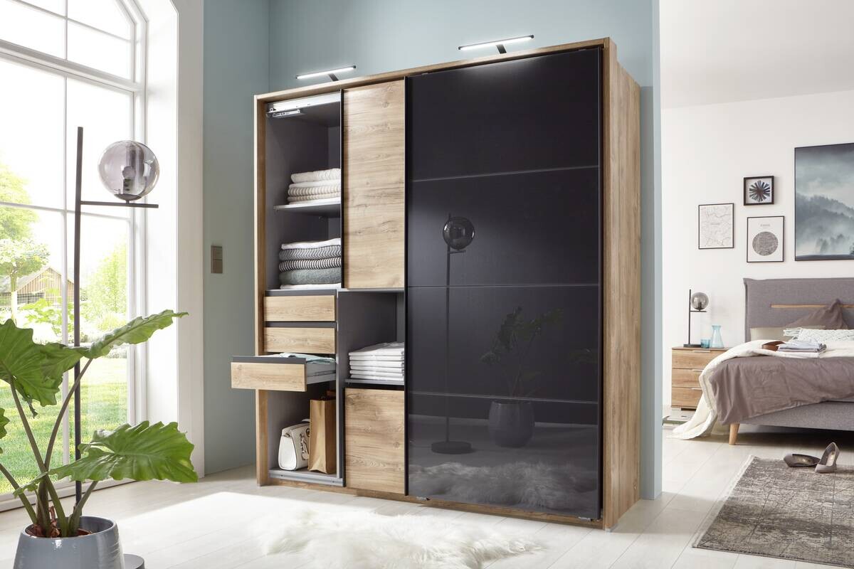 Passepartoutrahmen Oldenburg Eiche Artisan Nachbildung B/H/T: ca. 183x200x12 cm