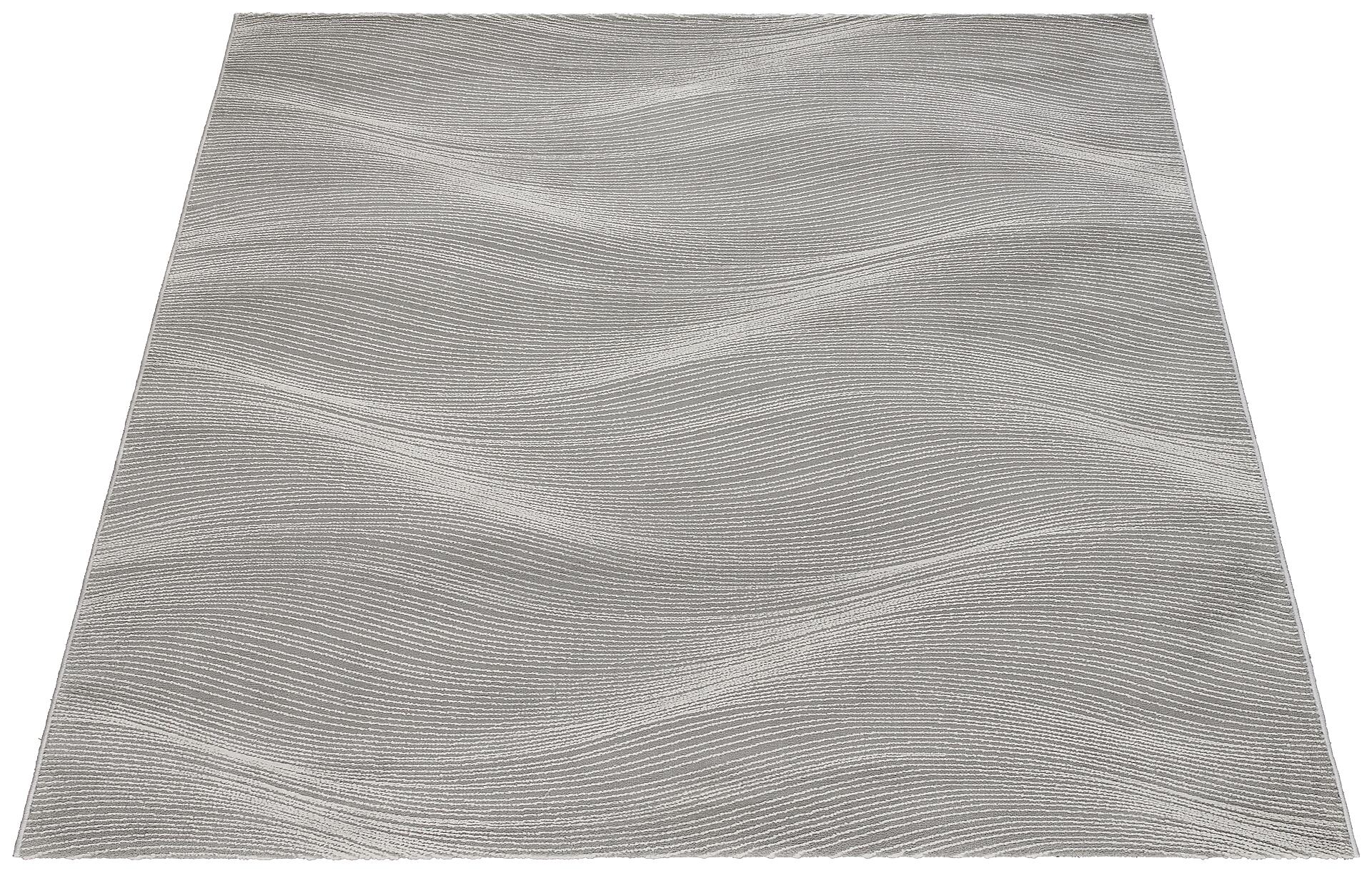 Webteppich Leonie grau B/L: ca. 120x170 cm