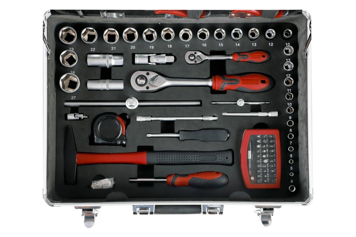 Werkzeugkoffer B/H/T: ca. 45,5x17x35 cm 128 tlg.